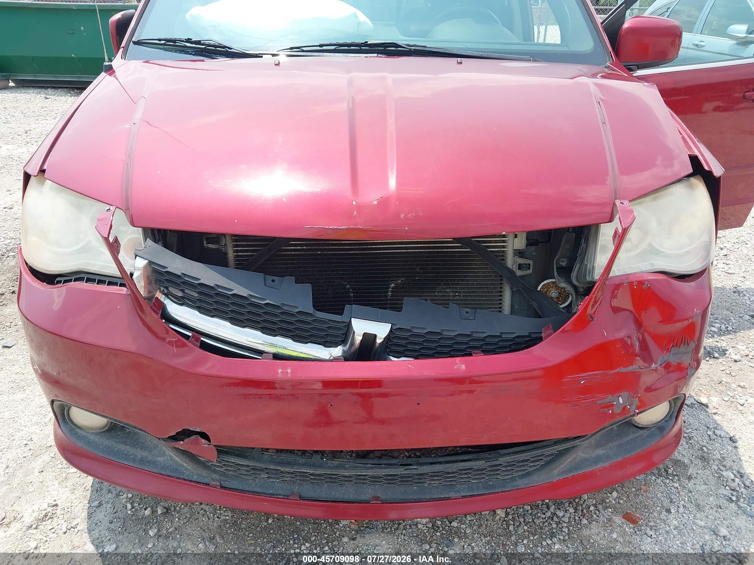 2014 Dodge Grand Caravan Sxt 30th Anniversary Burgundy vin: 2C4RDGCG4ER193845