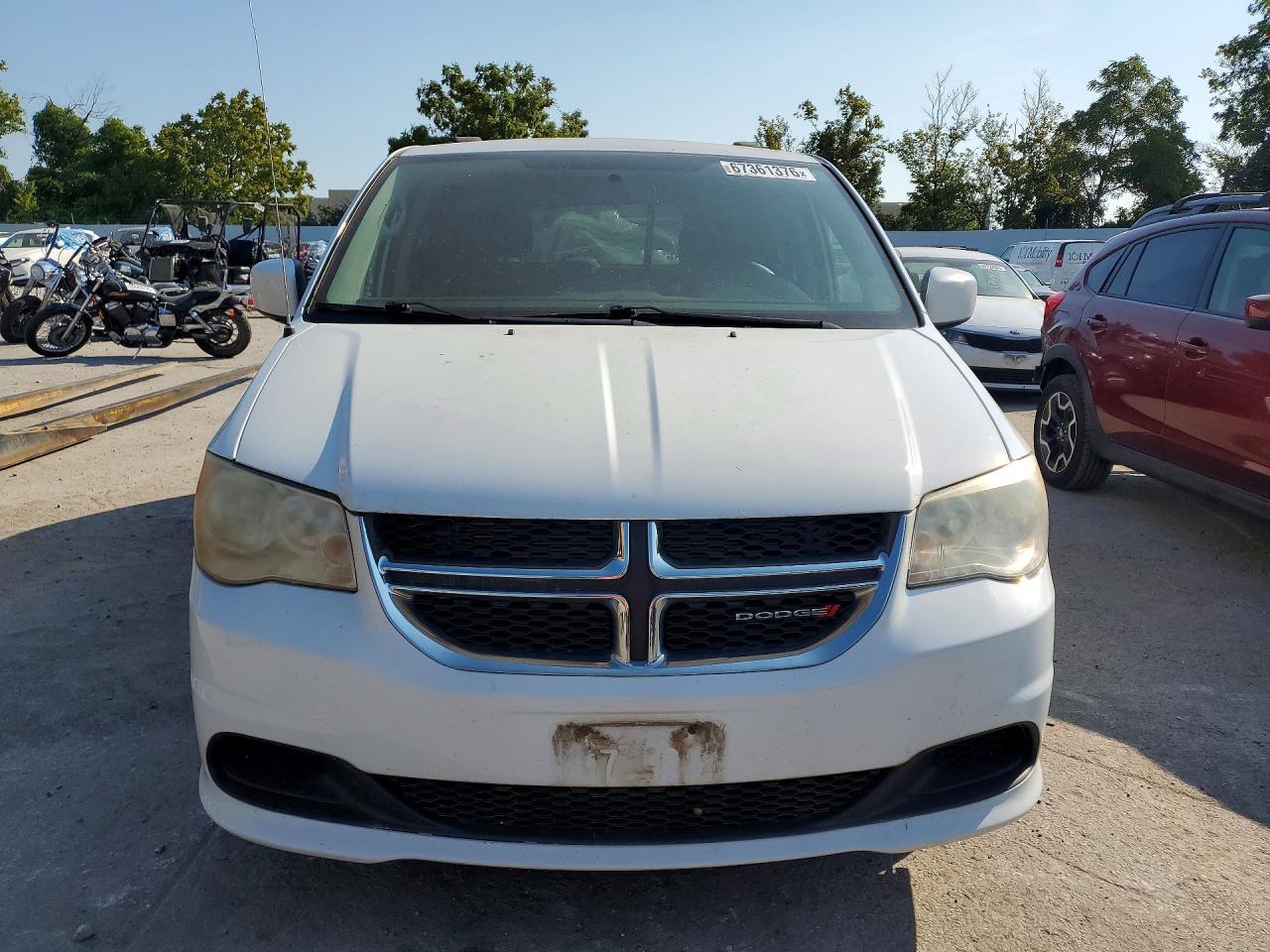 2014 Dodge Grand Caravan Sxt White vin: 2C4RDGCG4ER240646