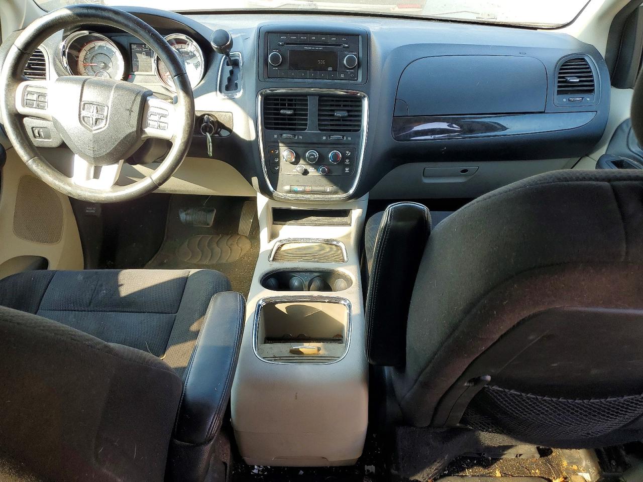 2014 Dodge Grand Caravan Sxt White vin: 2C4RDGCG4ER240646