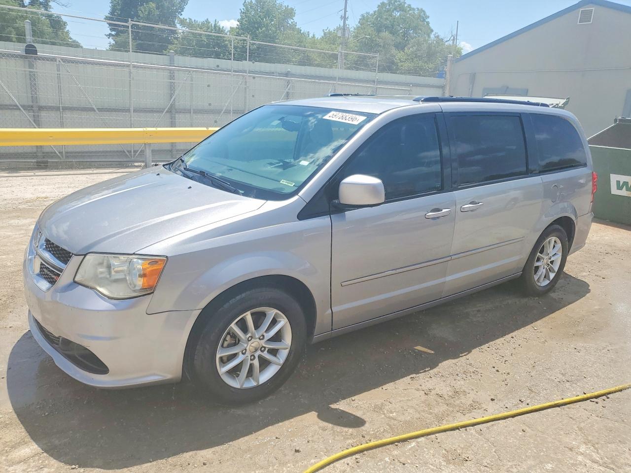 2014 Dodge Grand Caravan Sxt Silver vin: 2C4RDGCG4ER254899