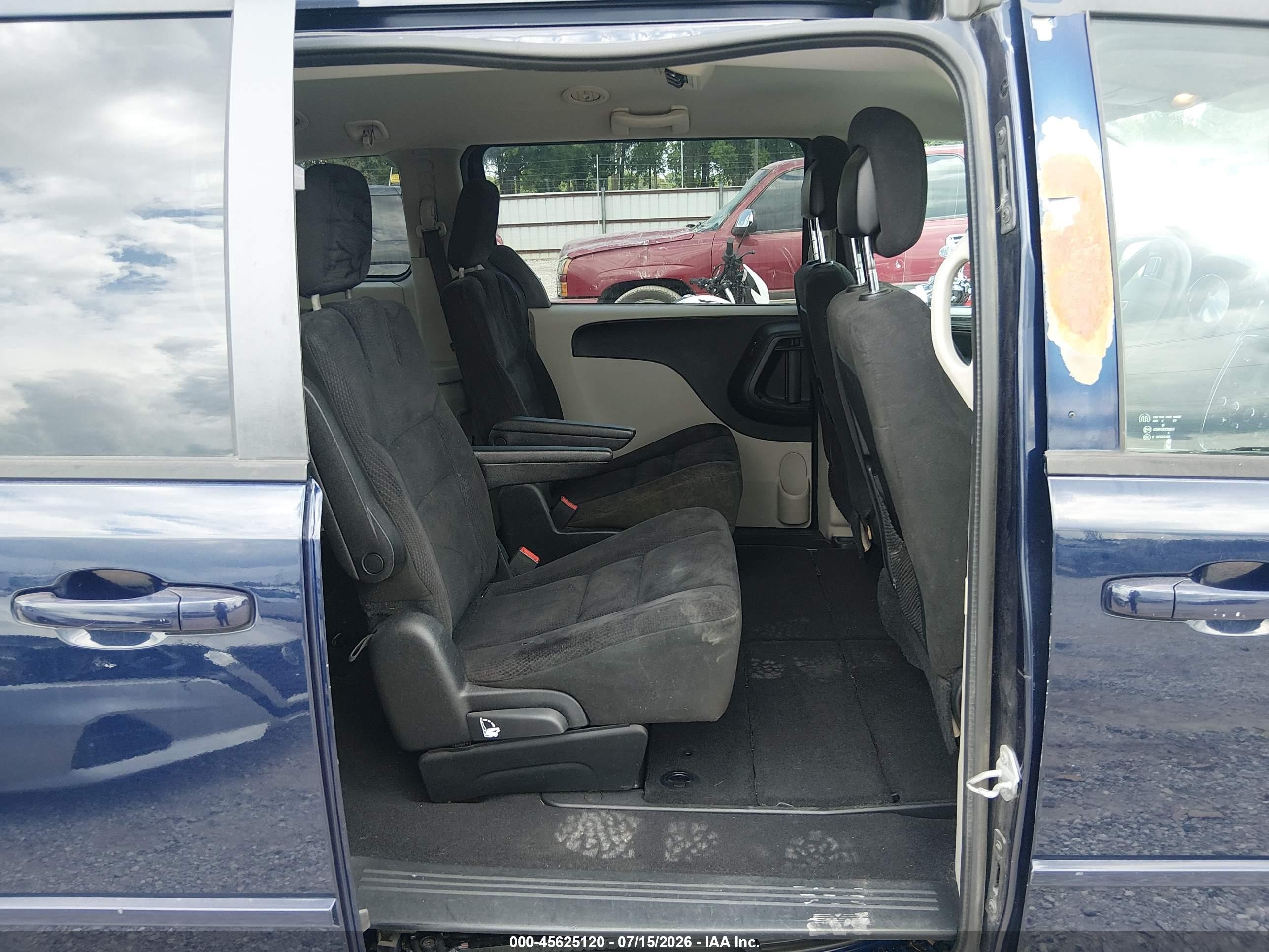 2015 Dodge Grand Caravan Sxt Blue vin: 2C4RDGCG4FR527132
