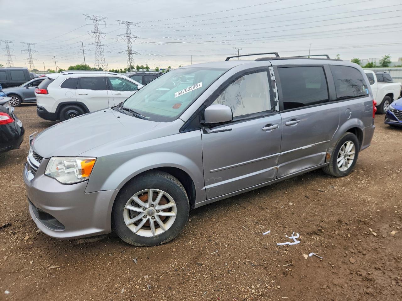 2015 Dodge Grand Caravan Sxt Silver vin: 2C4RDGCG4FR535778
