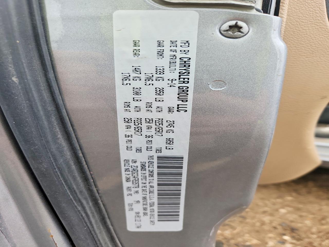 2015 Dodge Grand Caravan Sxt Silver vin: 2C4RDGCG4FR535778