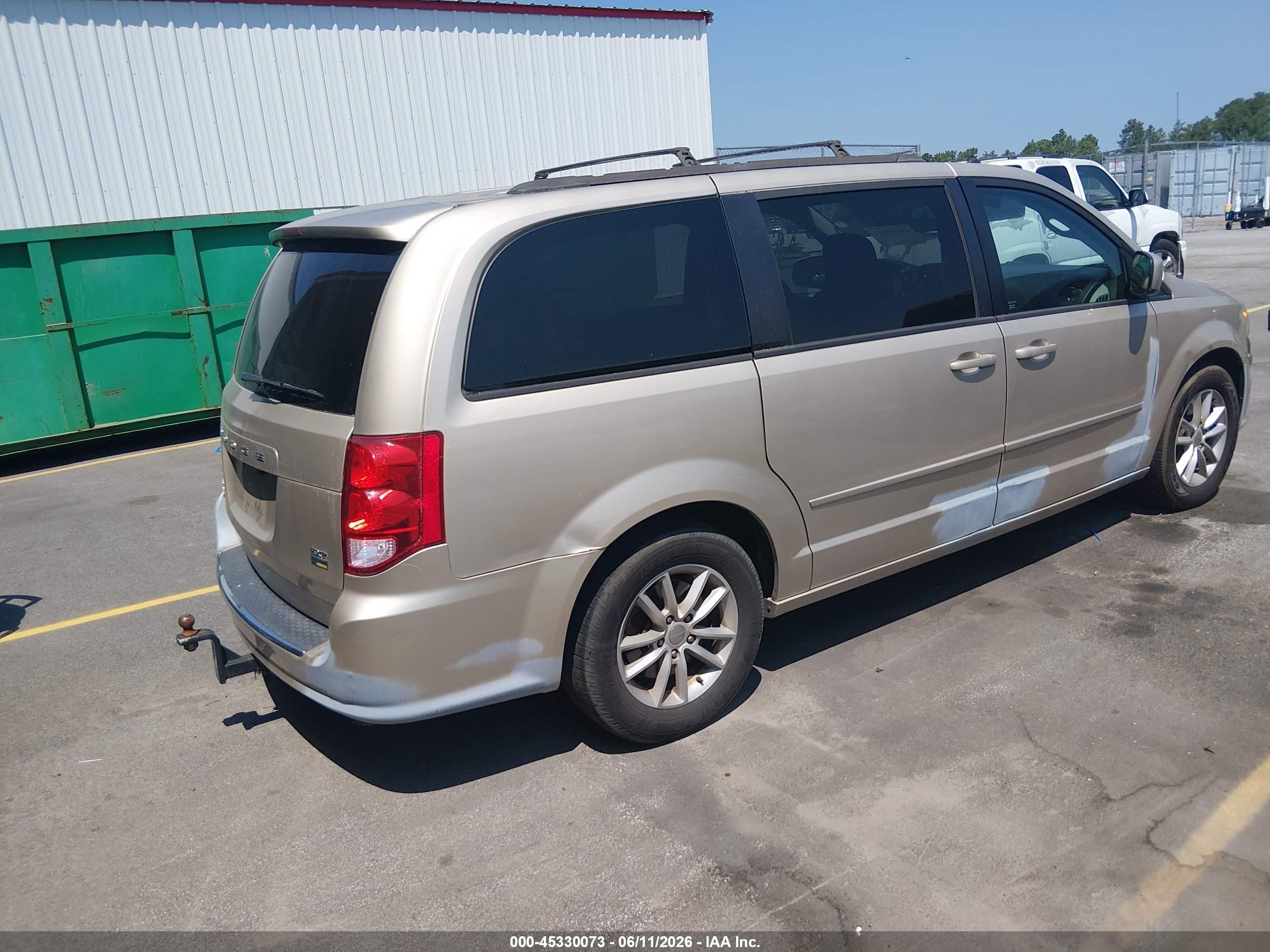 2015 Dodge Grand Caravan Sxt Beige vin: 2C4RDGCG4FR540804