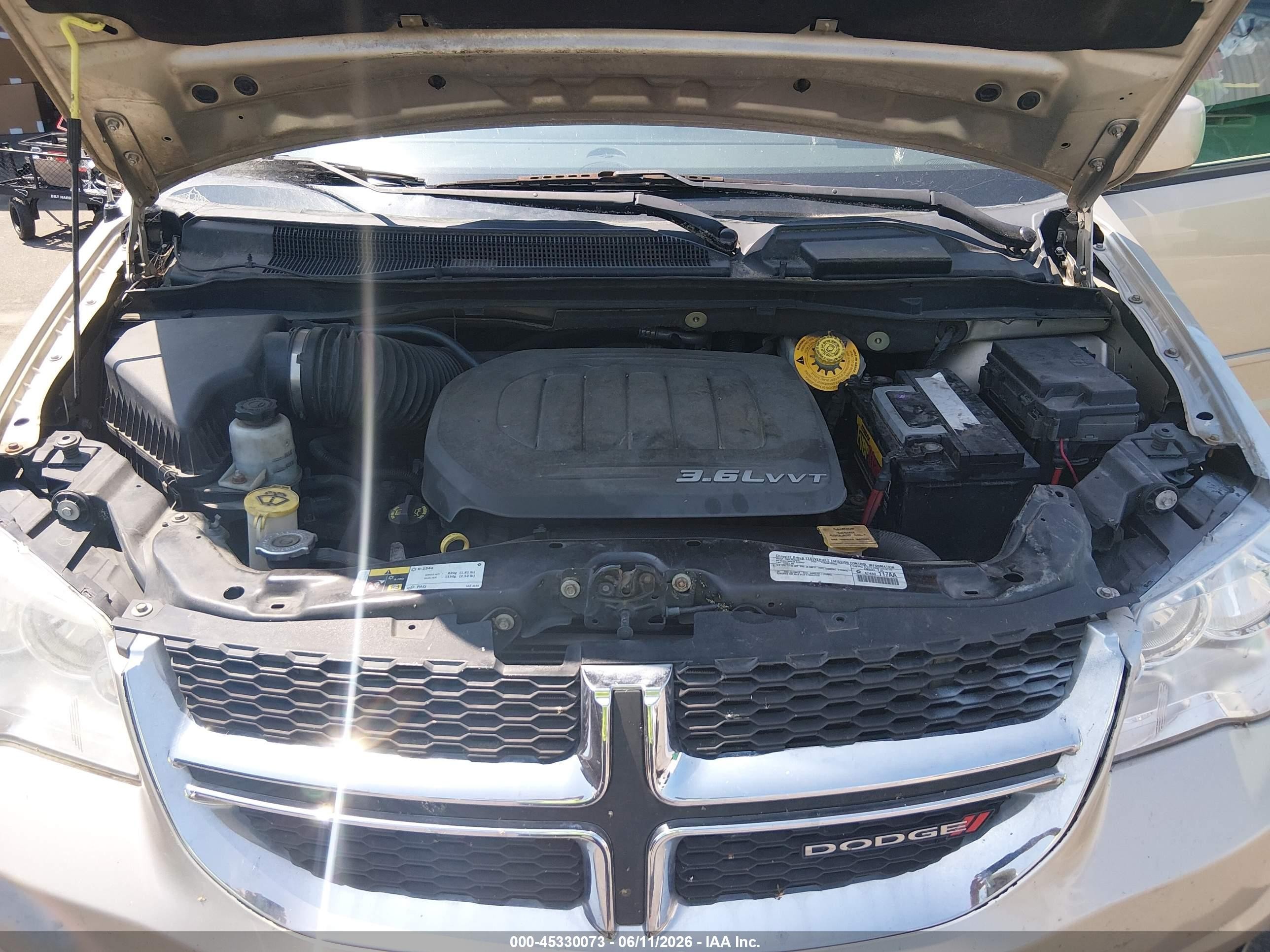 2015 Dodge Grand Caravan Sxt Beige vin: 2C4RDGCG4FR540804