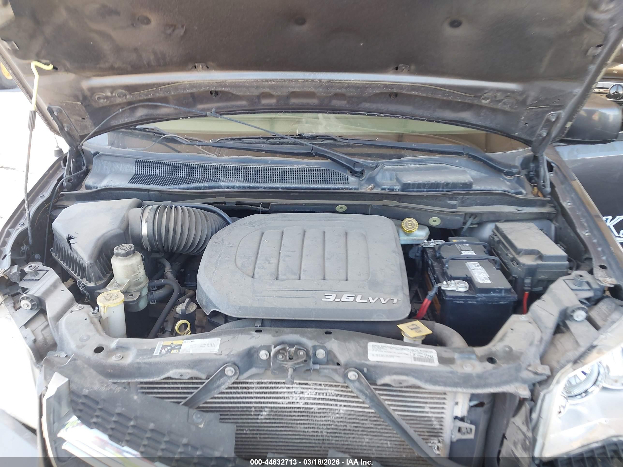 2015 Dodge Grand Caravan Sxt Серый vin: 2C4RDGCG4FR556016