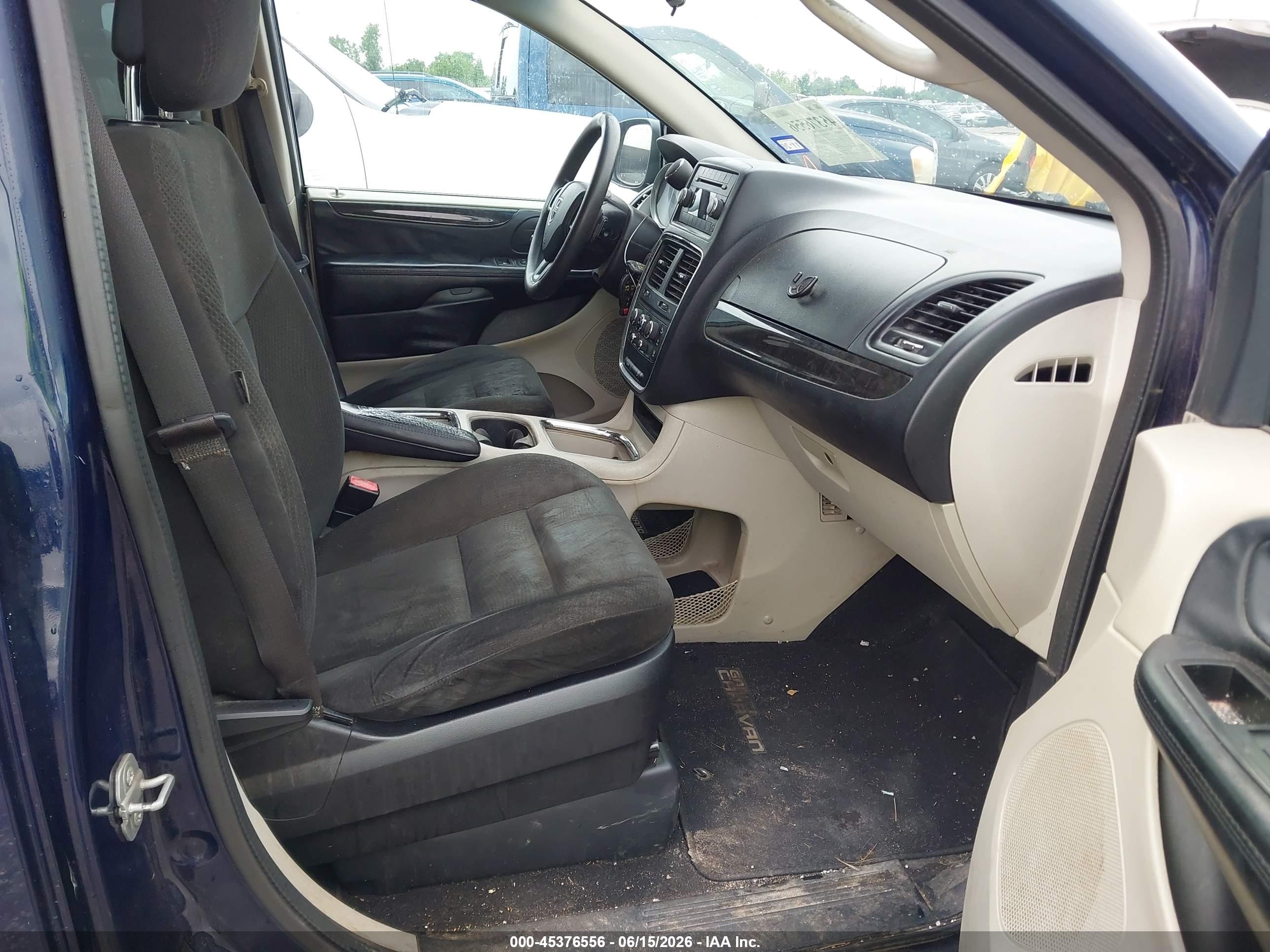 2015 Dodge Grand Caravan Sxt Dark Blue vin: 2C4RDGCG4FR556243