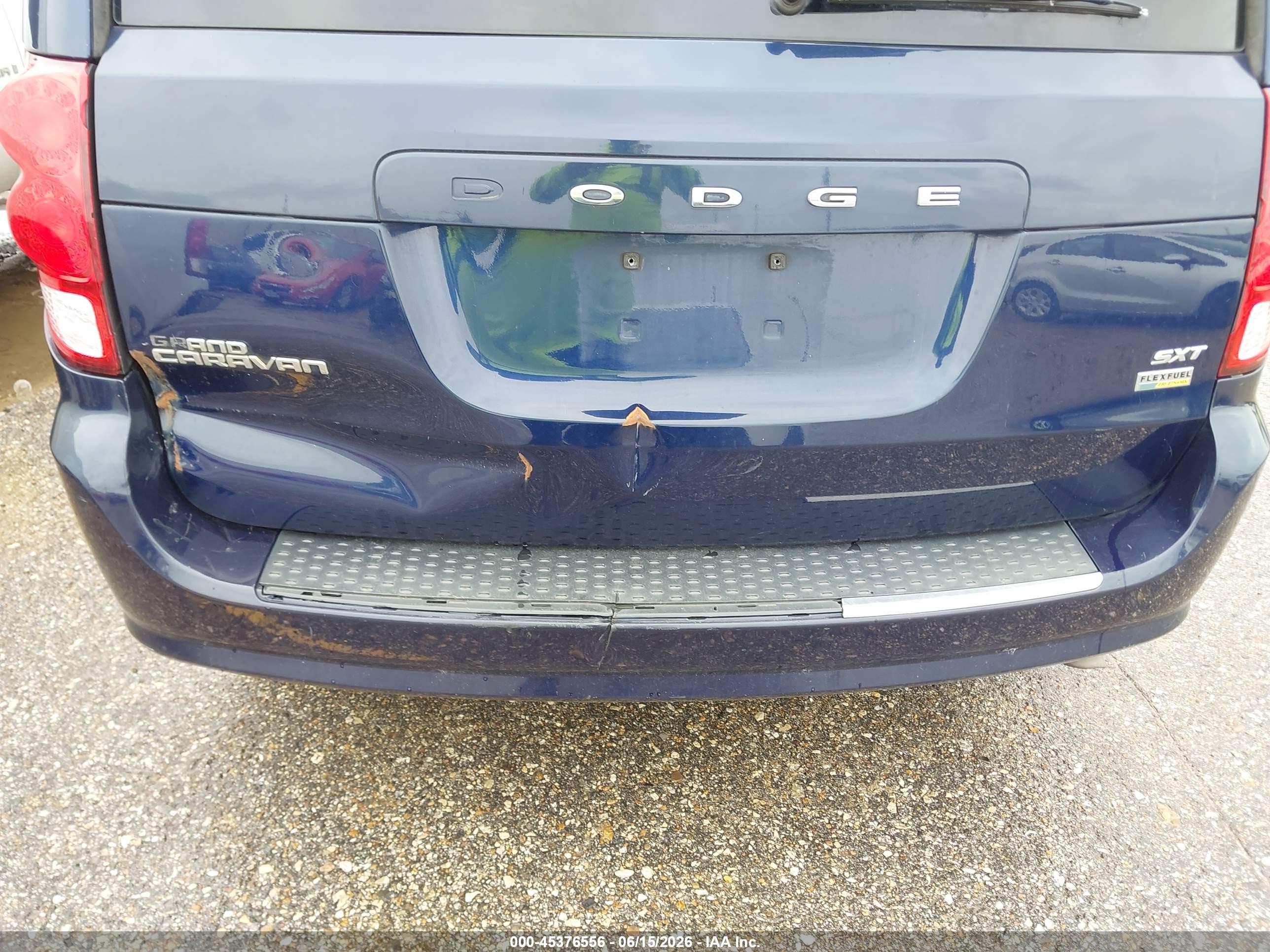 2015 Dodge Grand Caravan Sxt Dark Blue vin: 2C4RDGCG4FR556243