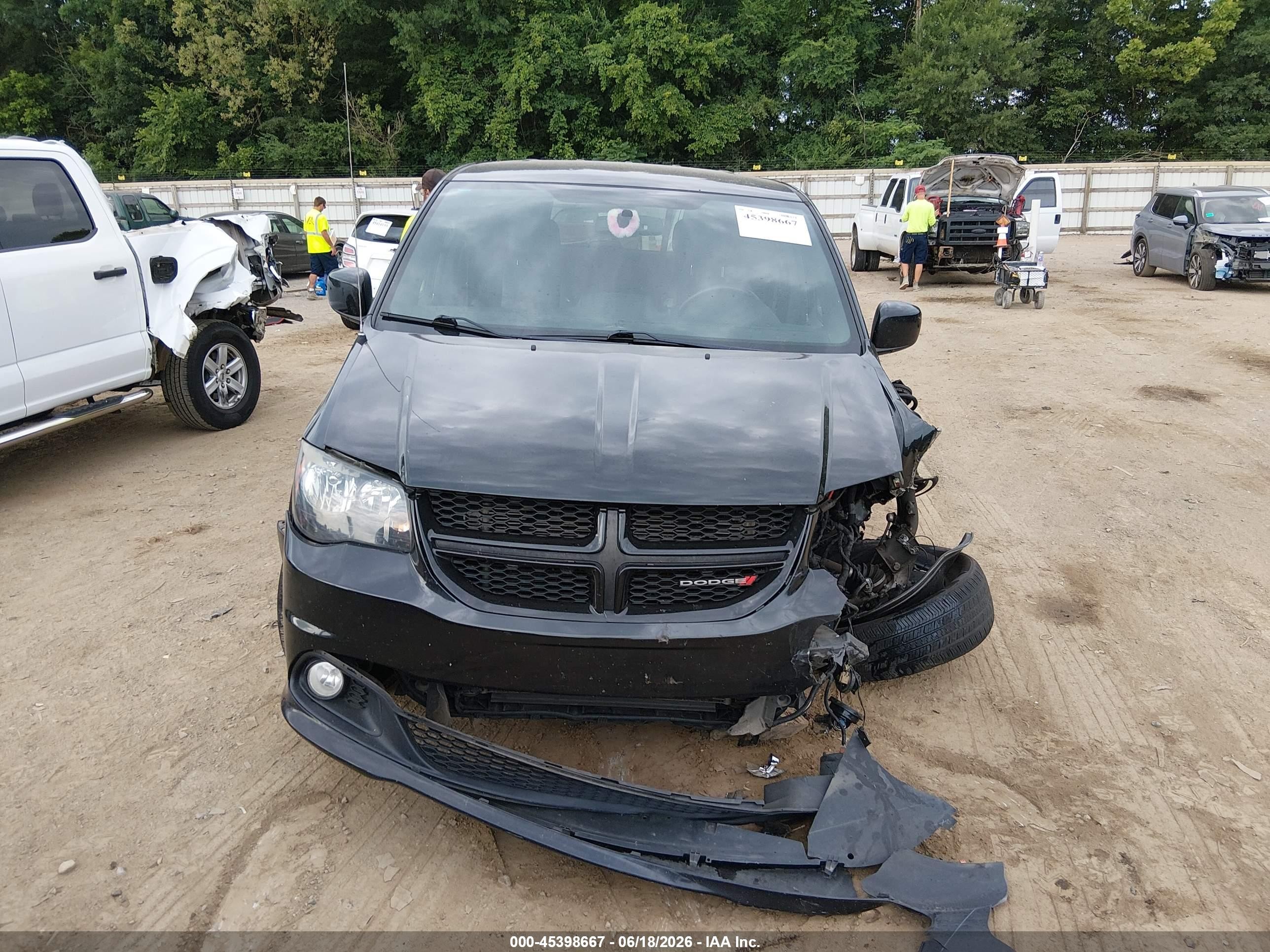 2015 Dodge Grand Caravan Sxt Plus Black vin: 2C4RDGCG4FR688354
