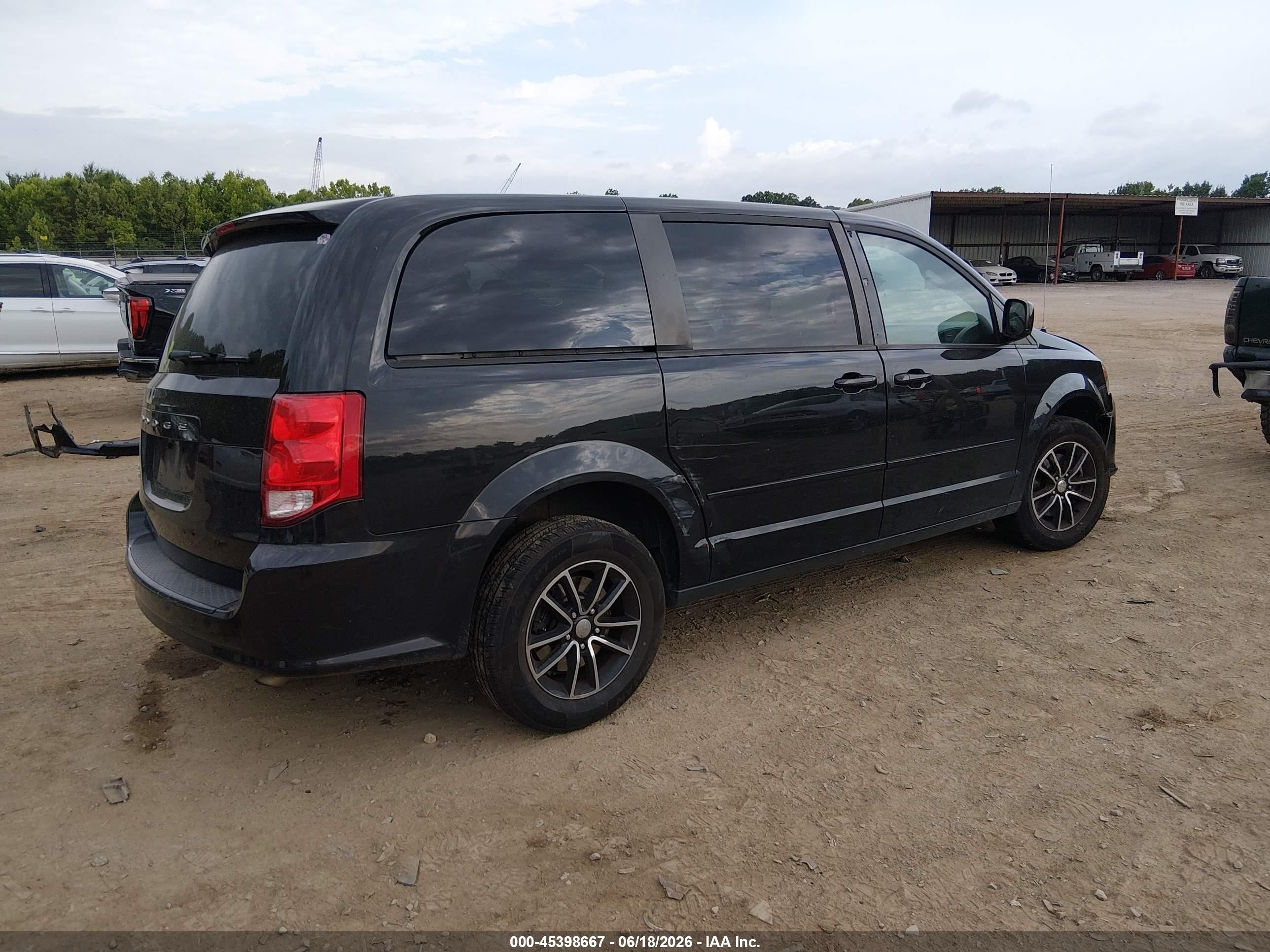 2015 Dodge Grand Caravan Sxt Plus Black vin: 2C4RDGCG4FR688354