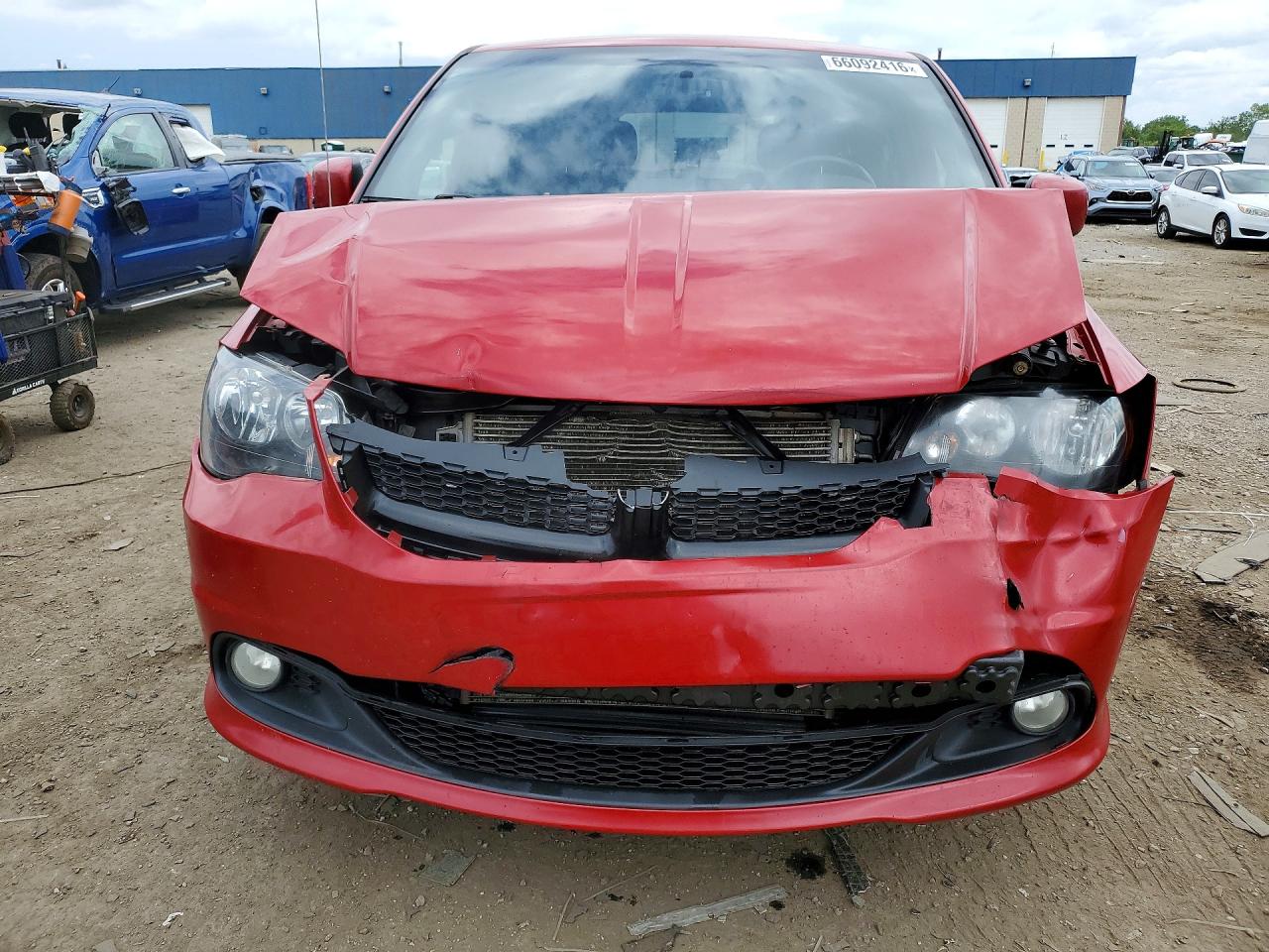 2015 Dodge Grand Caravan Sxt Red vin: 2C4RDGCG4FR731848