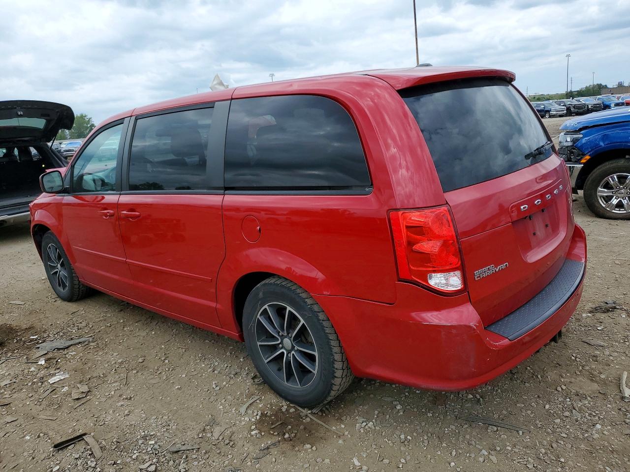 2015 Dodge Grand Caravan Sxt Red vin: 2C4RDGCG4FR731848