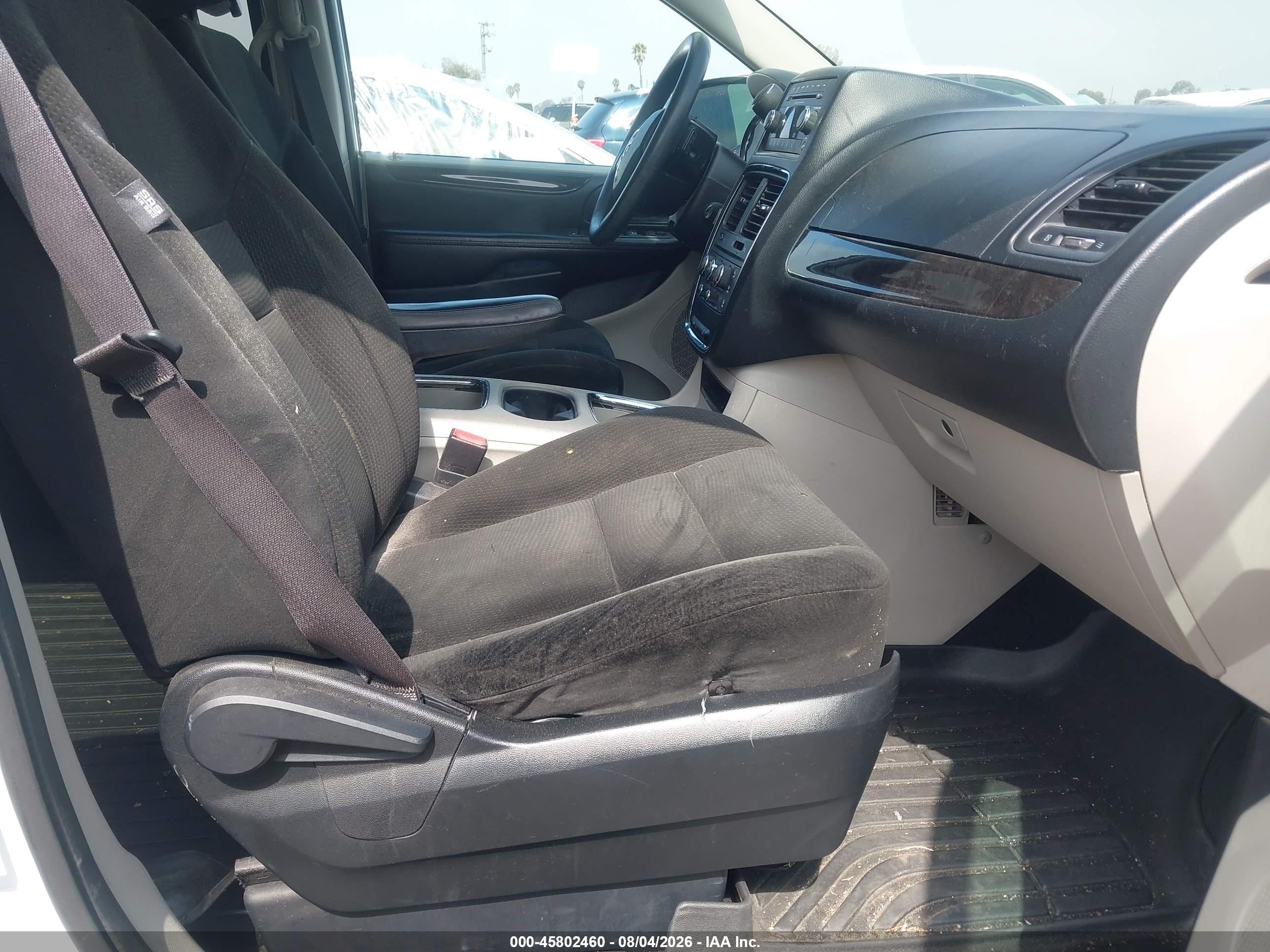 2015 Dodge Grand Caravan Sxt White vin: 2C4RDGCG4FR733356