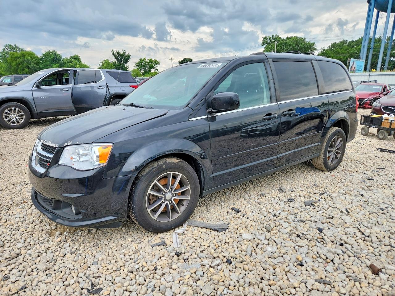 2016 Dodge Grand Caravan Sxt Black vin: 2C4RDGCG4GR315705