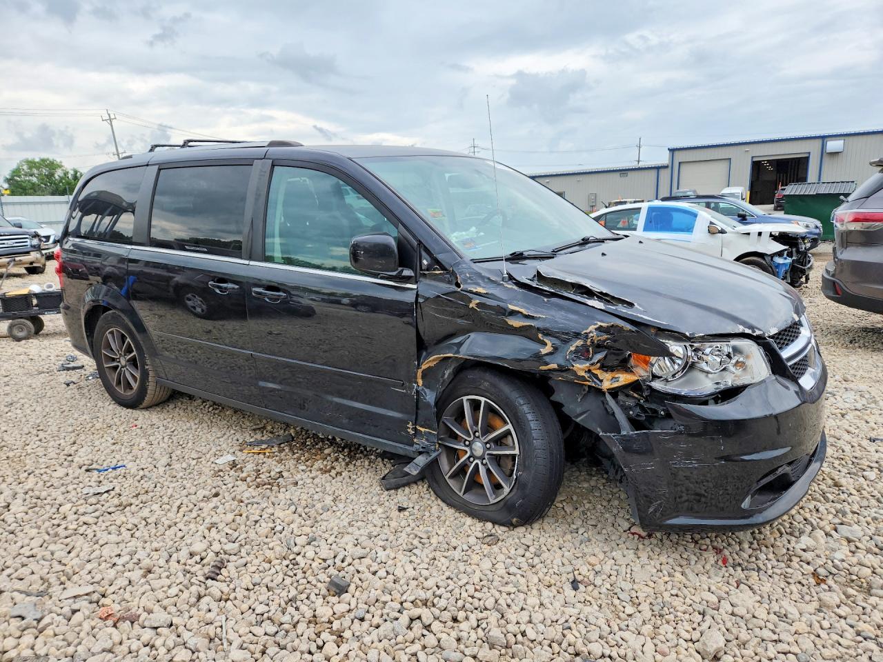2016 Dodge Grand Caravan Sxt Black vin: 2C4RDGCG4GR315705