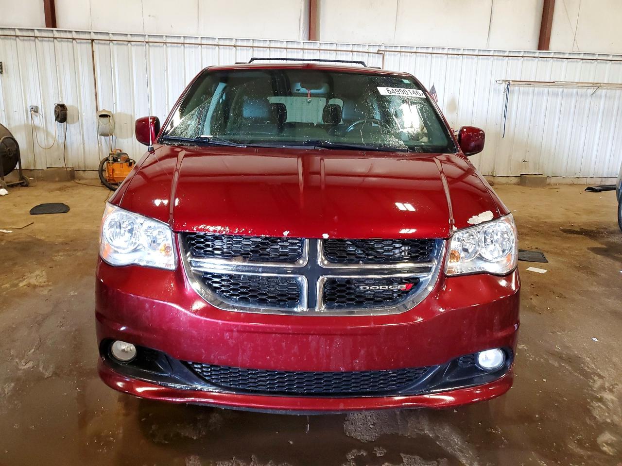 2019 Dodge Grand Caravan Sxt Burgundy vin: 2C4RDGCG4KR565390