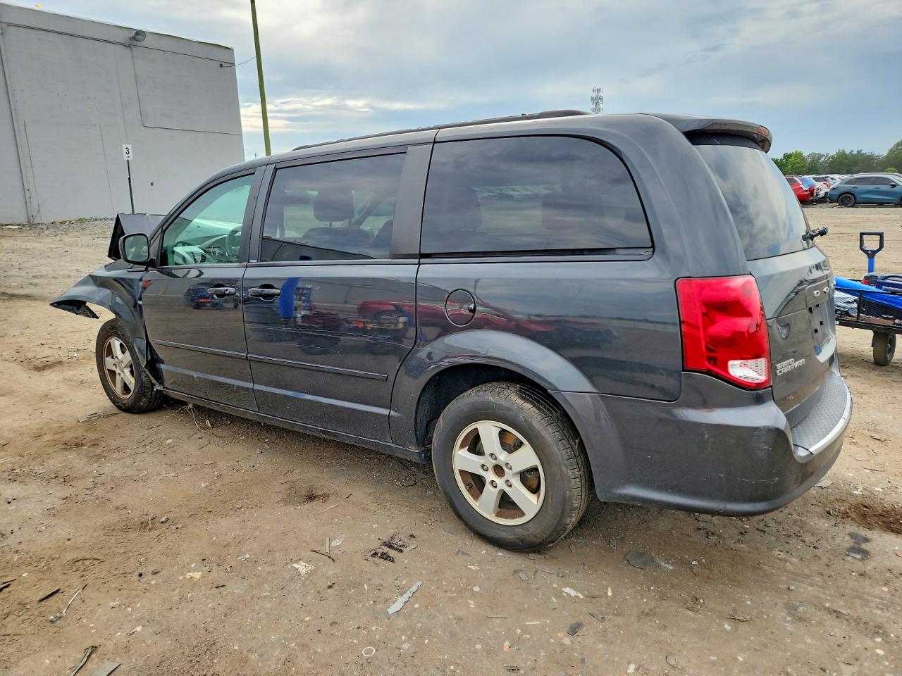 2012 Dodge Grand Caravan Sxt Gray vin: 2C4RDGCG5CR121940