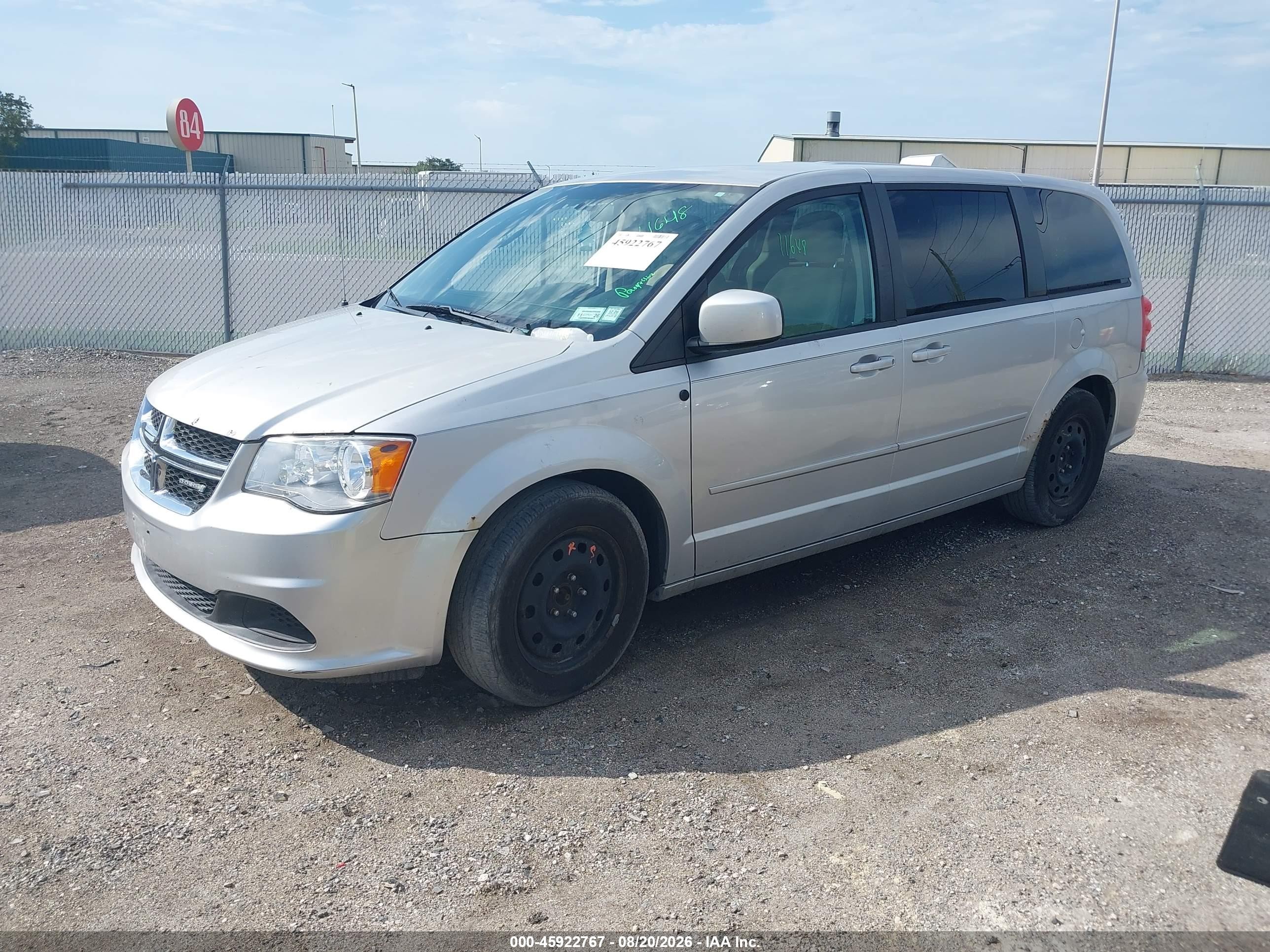 2012 Dodge Grand Caravan Sxt Silver vin: 2C4RDGCG5CR153870