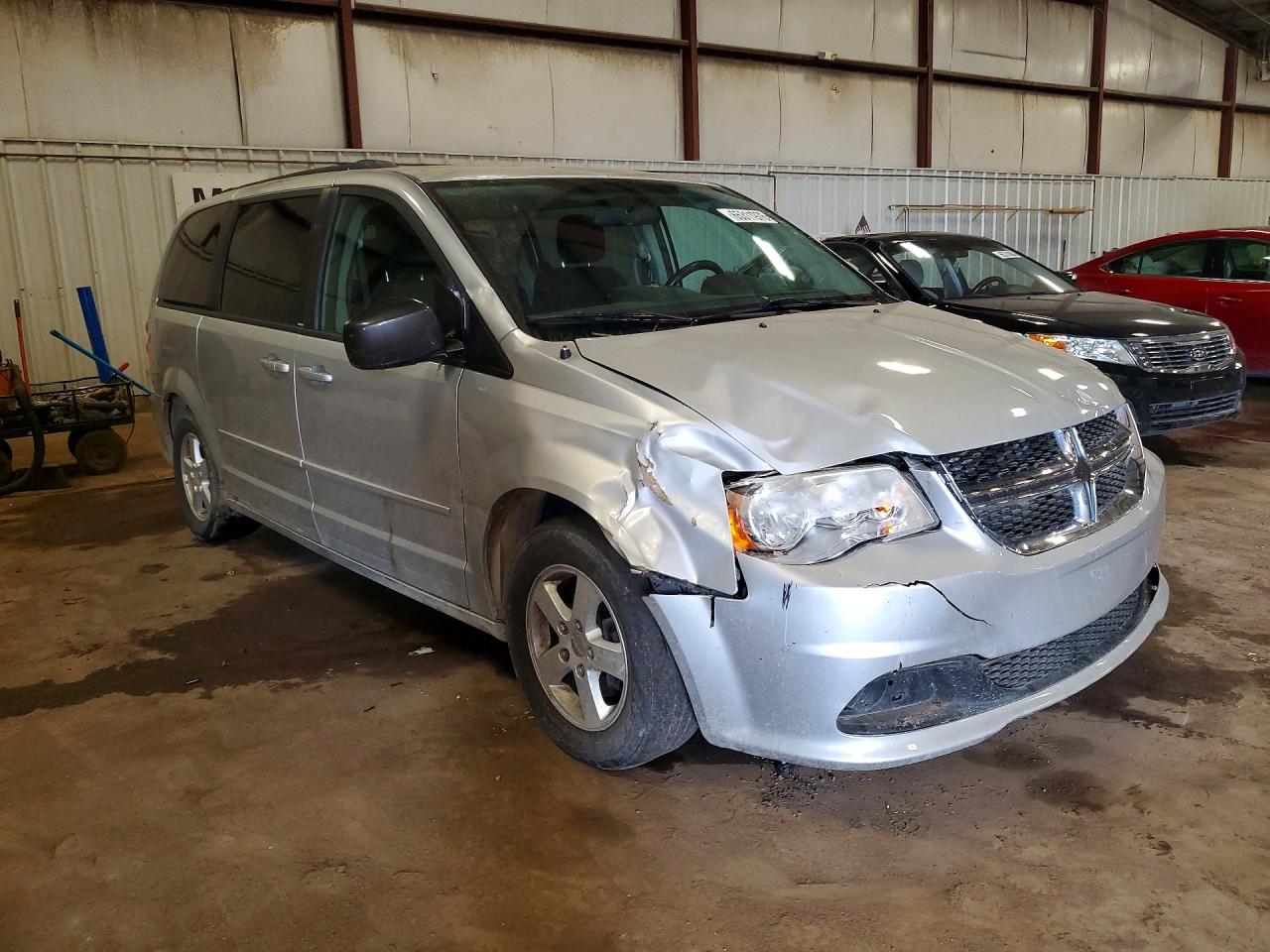 2012 Dodge Grand Caravan Sxt Silver vin: 2C4RDGCG5CR197366