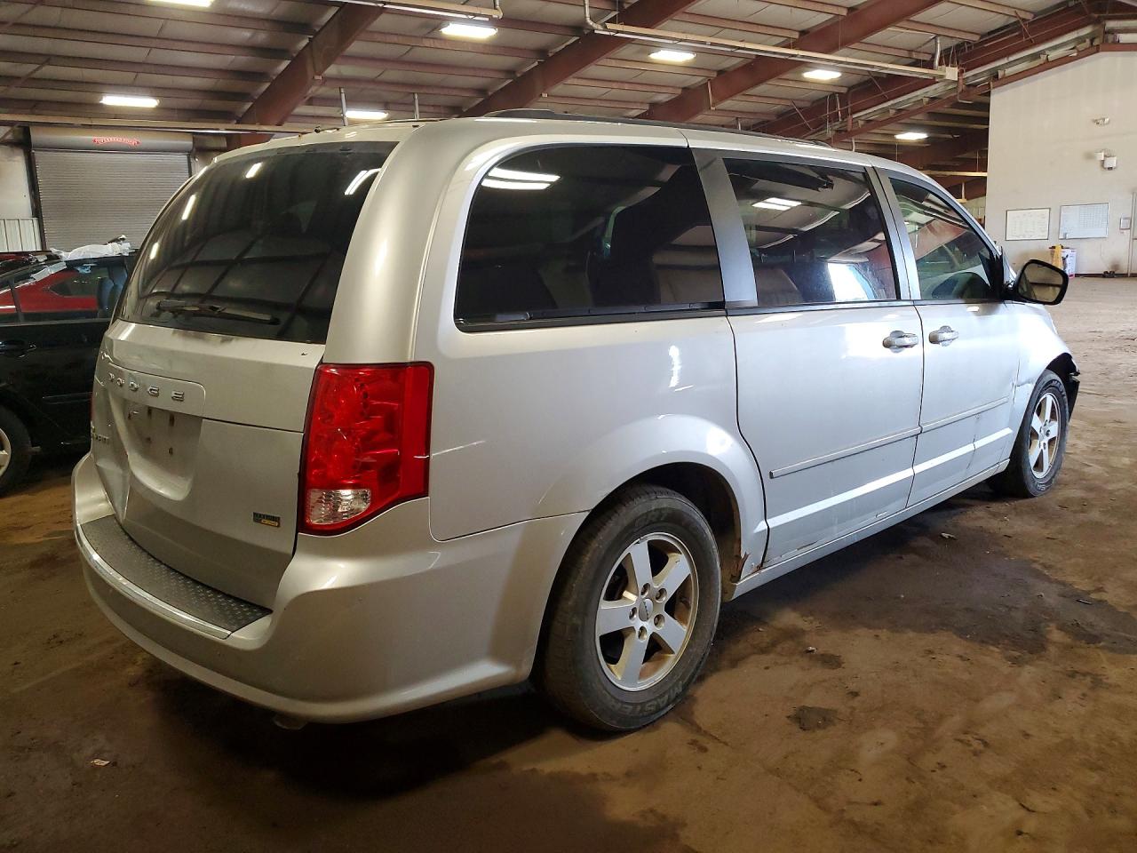2012 Dodge Grand Caravan Sxt Silver vin: 2C4RDGCG5CR197366