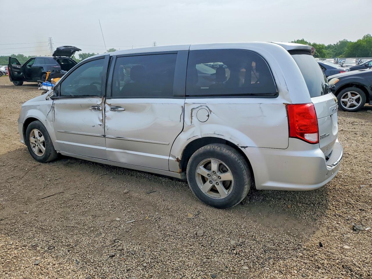 2012 Dodge Grand Caravan Sxt Silver vin: 2C4RDGCG5CR205269