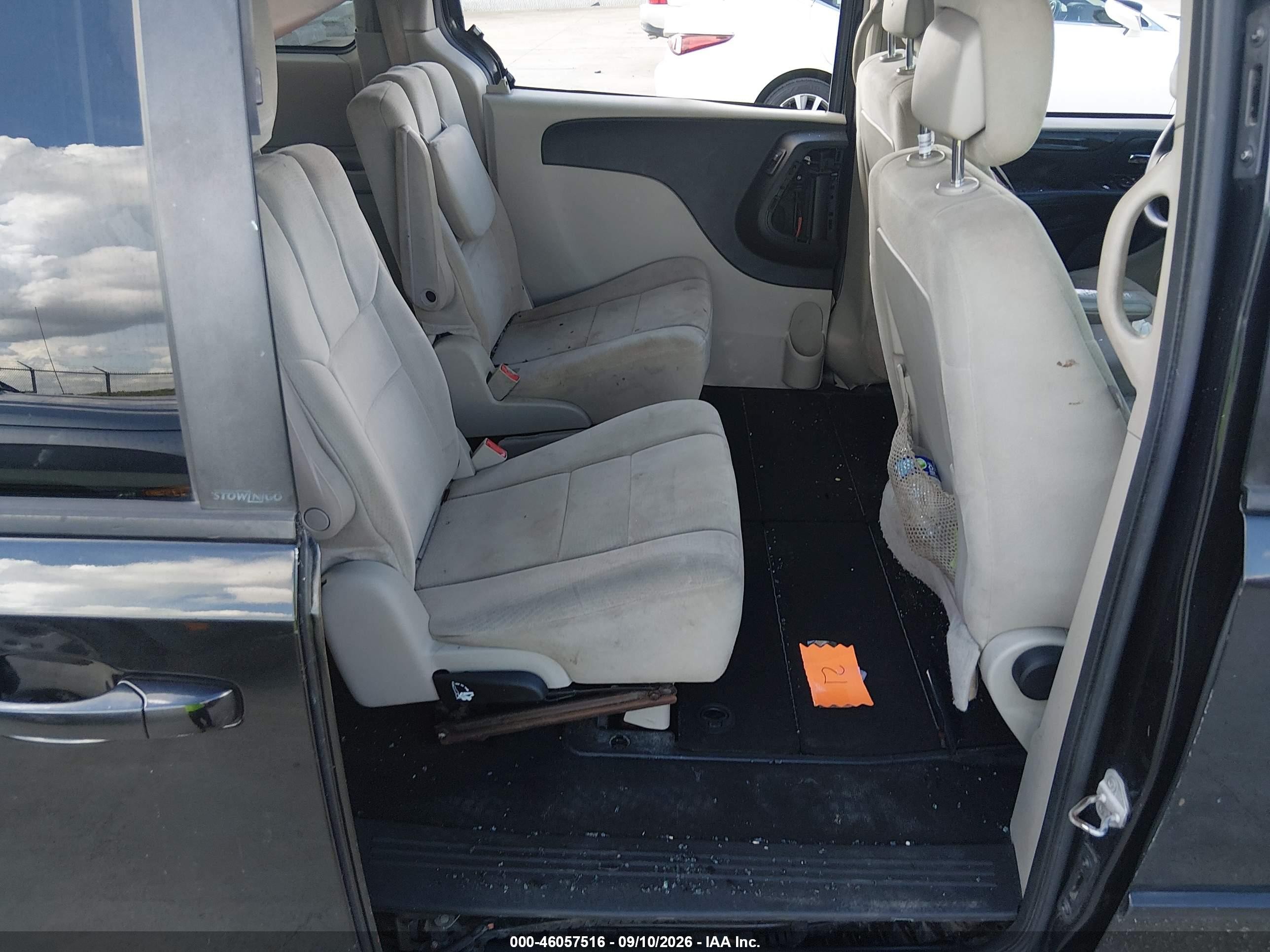 2012 Dodge Grand Caravan Sxt Black vin: 2C4RDGCG5CR274480