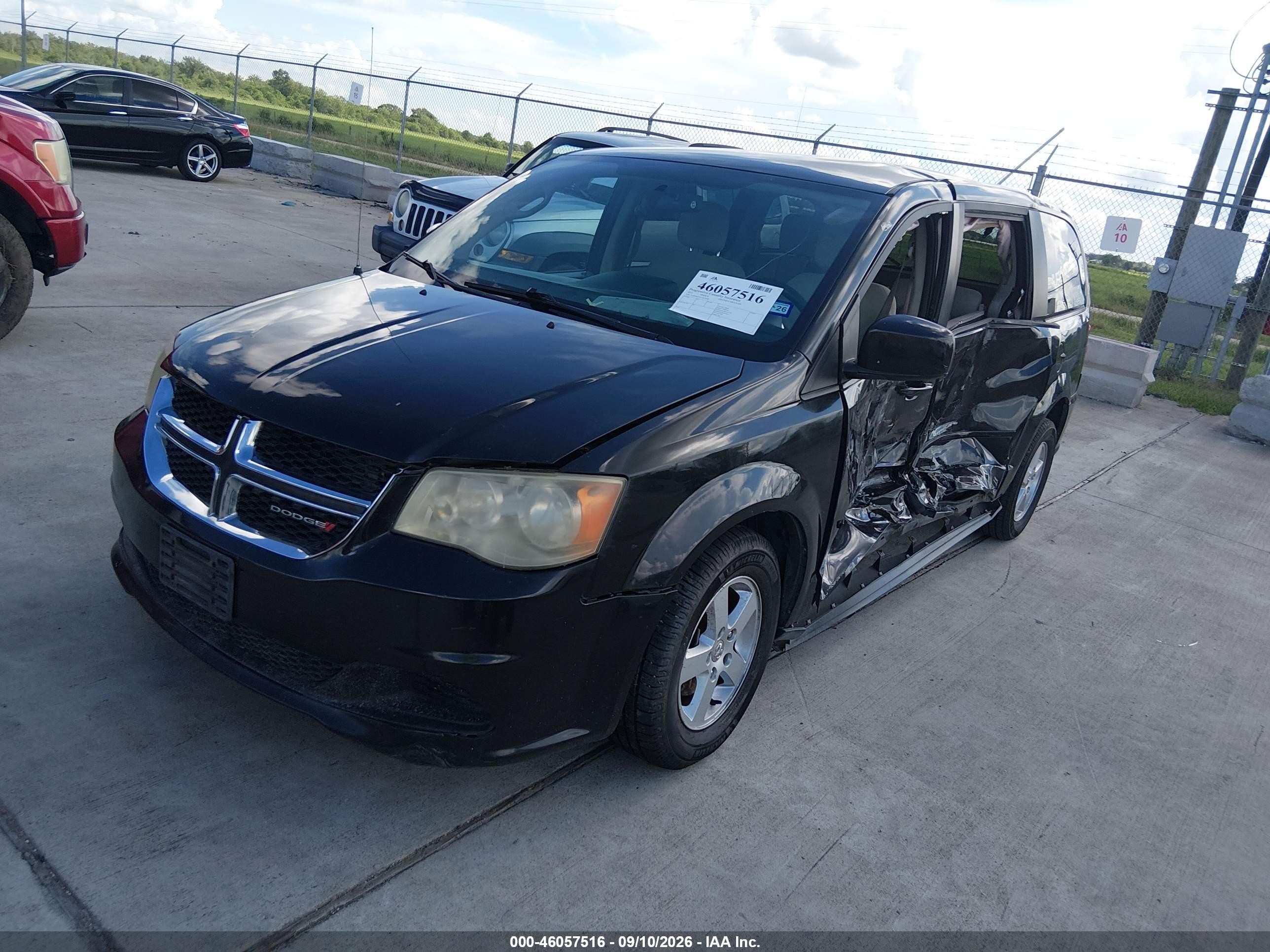 2012 Dodge Grand Caravan Sxt Black vin: 2C4RDGCG5CR274480