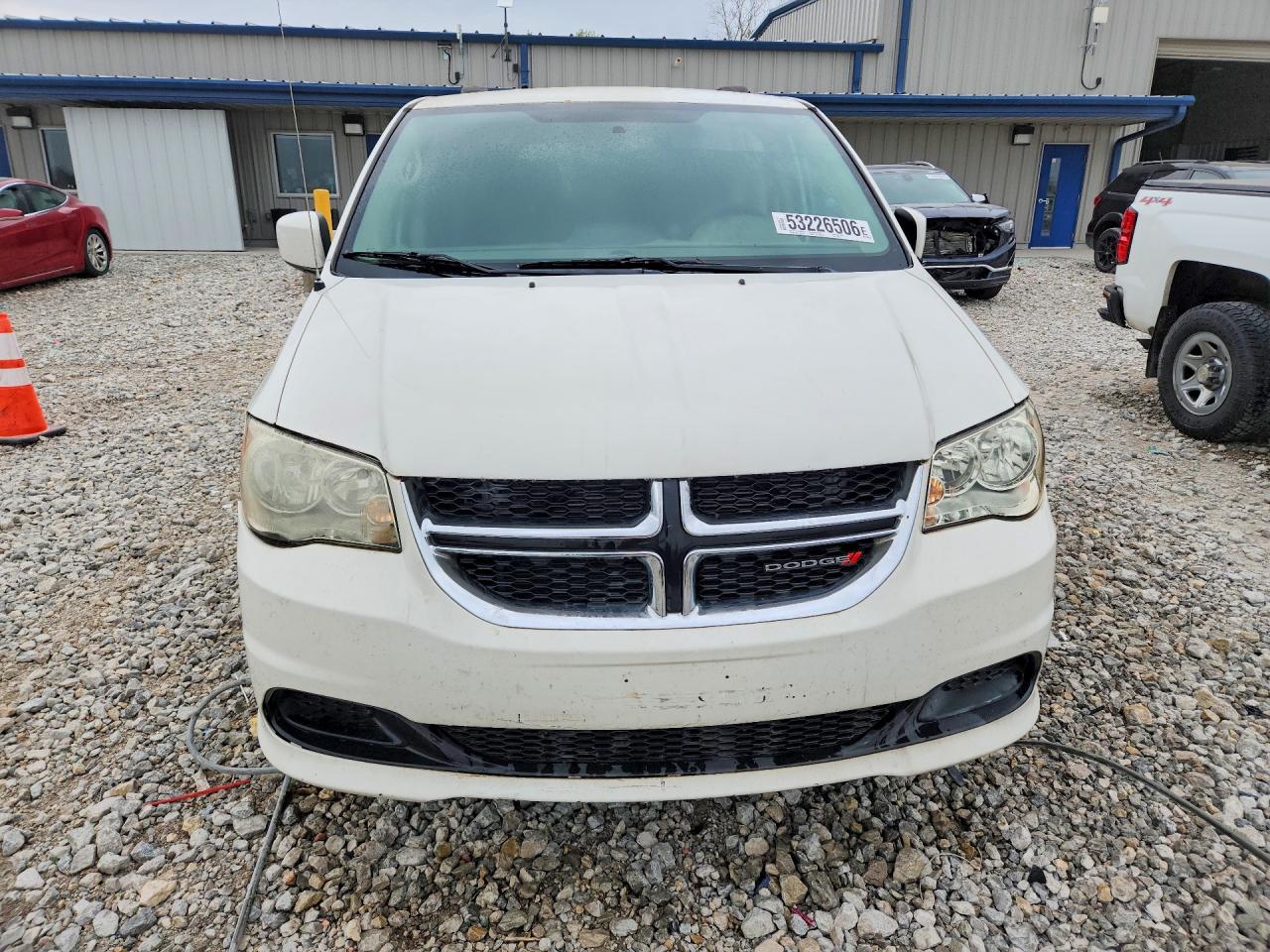 2012 Dodge Grand Caravan Sxt White vin: 2C4RDGCG5CR319465