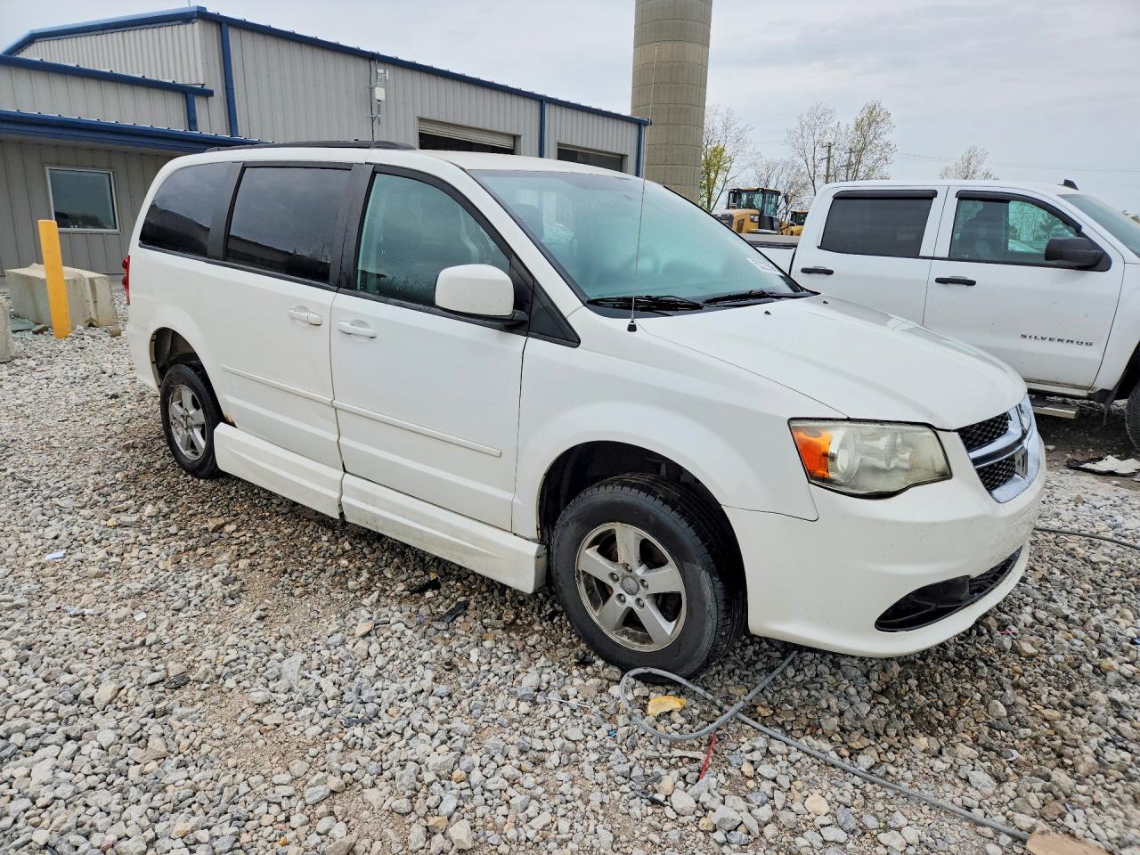 2012 Dodge Grand Caravan Sxt White vin: 2C4RDGCG5CR319465