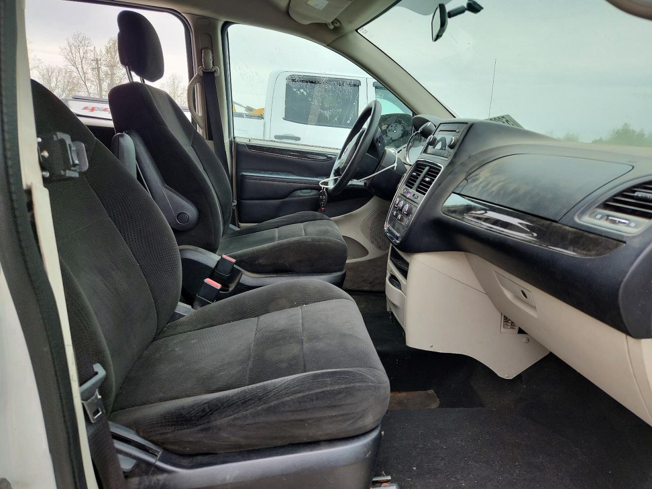2012 Dodge Grand Caravan Sxt White vin: 2C4RDGCG5CR319465