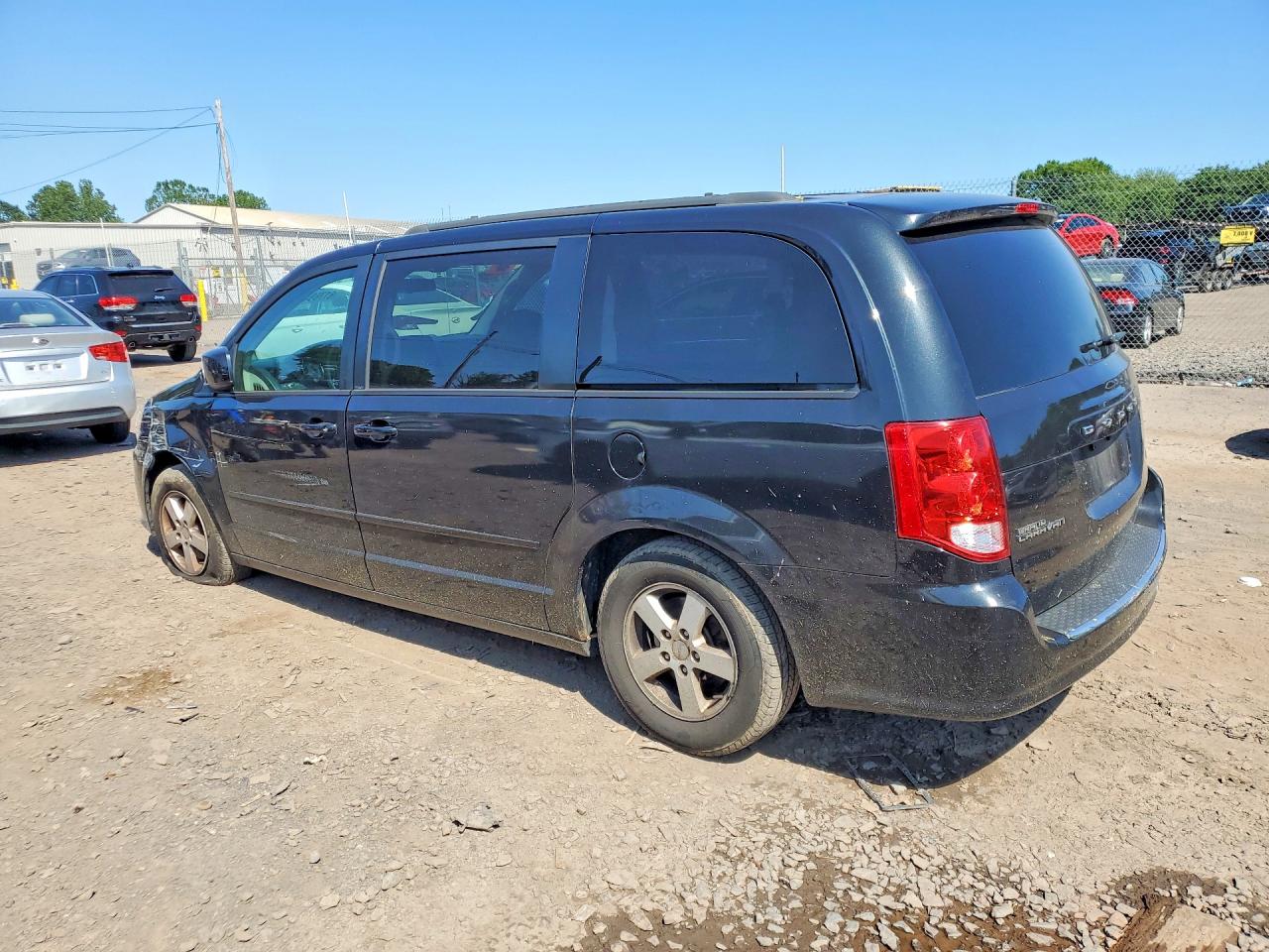 2012 Dodge Grand Caravan Sxt Black vin: 2C4RDGCG5CR334290