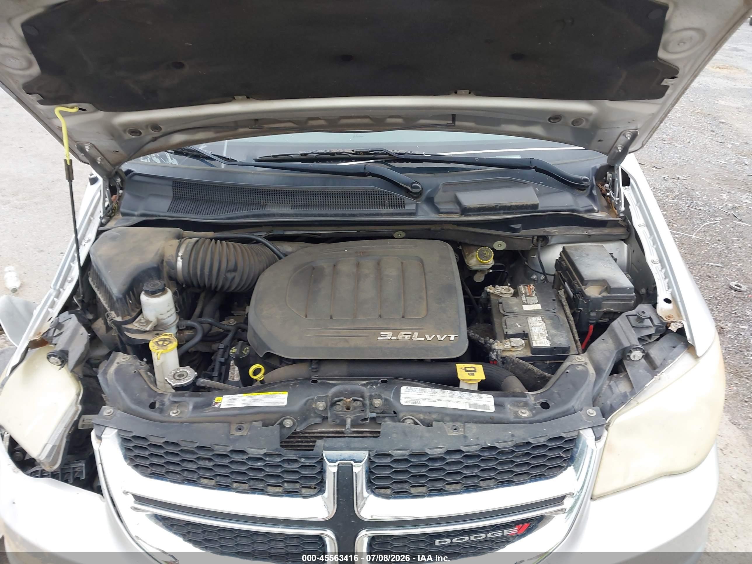 2012 Dodge Grand Caravan Sxt Gray vin: 2C4RDGCG5CR381321