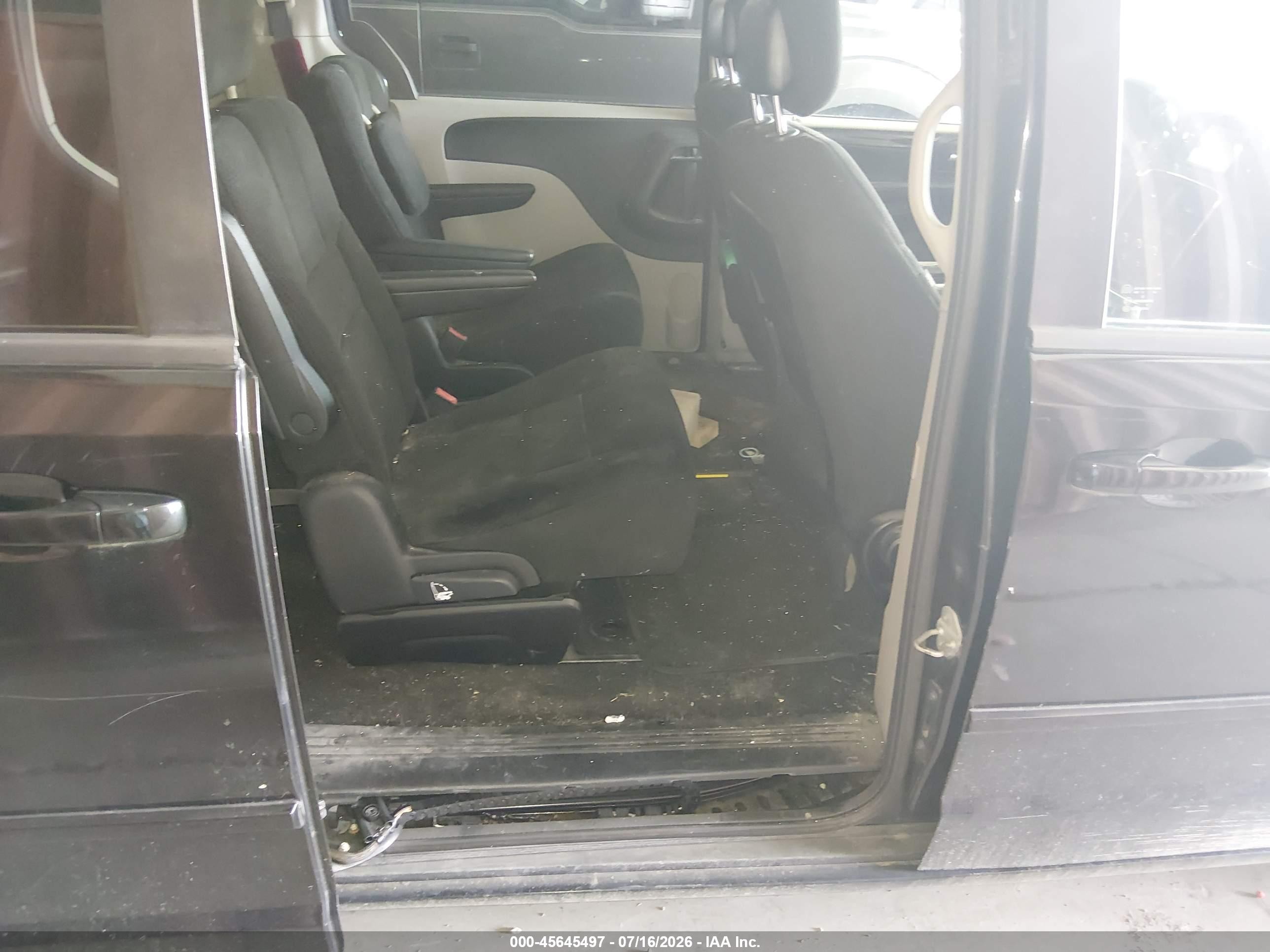 2013 Dodge Grand Caravan Sxt Black vin: 2C4RDGCG5DR536645