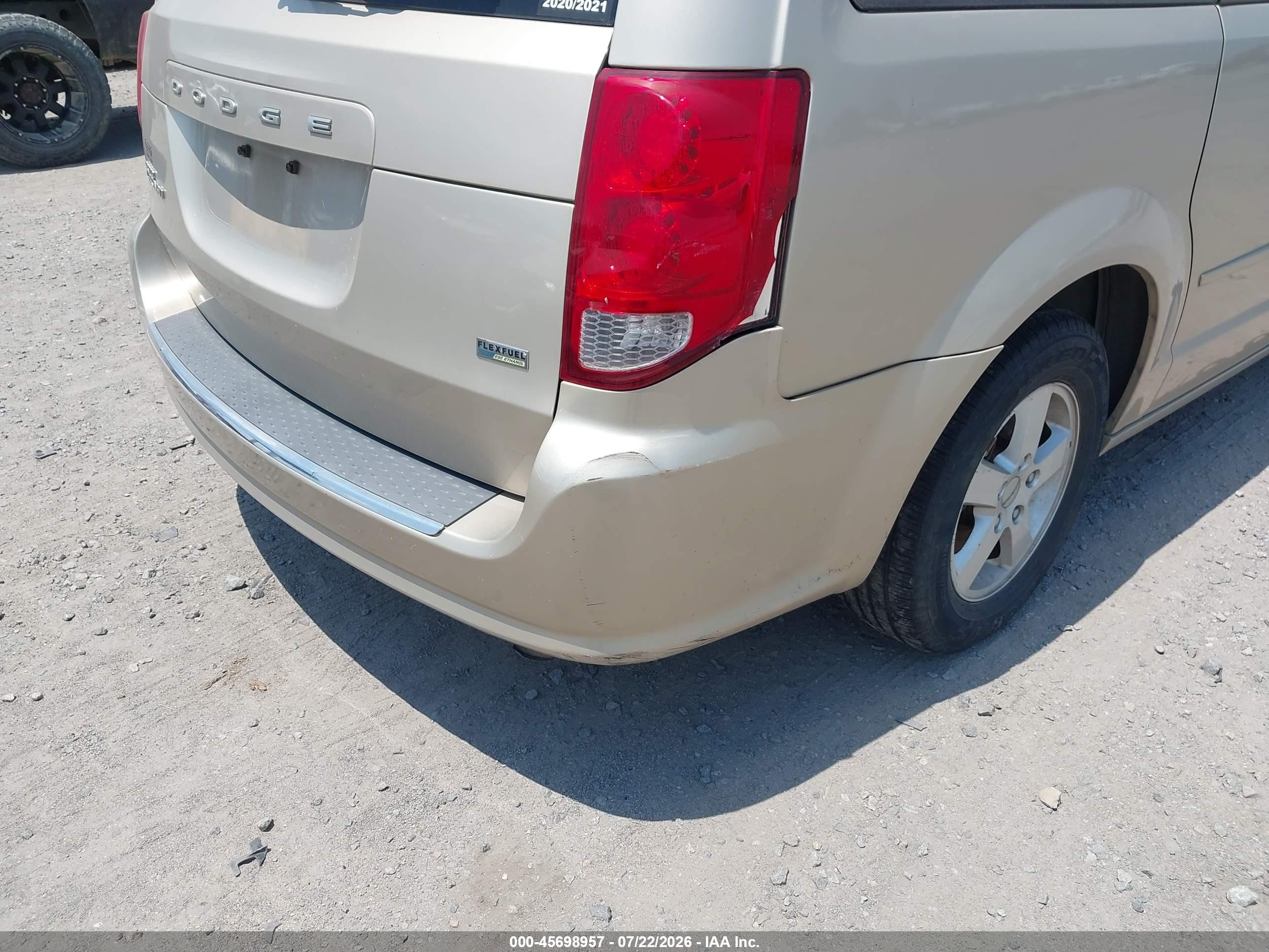 2013 Dodge Grand Caravan Sxt Gold vin: 2C4RDGCG5DR553946