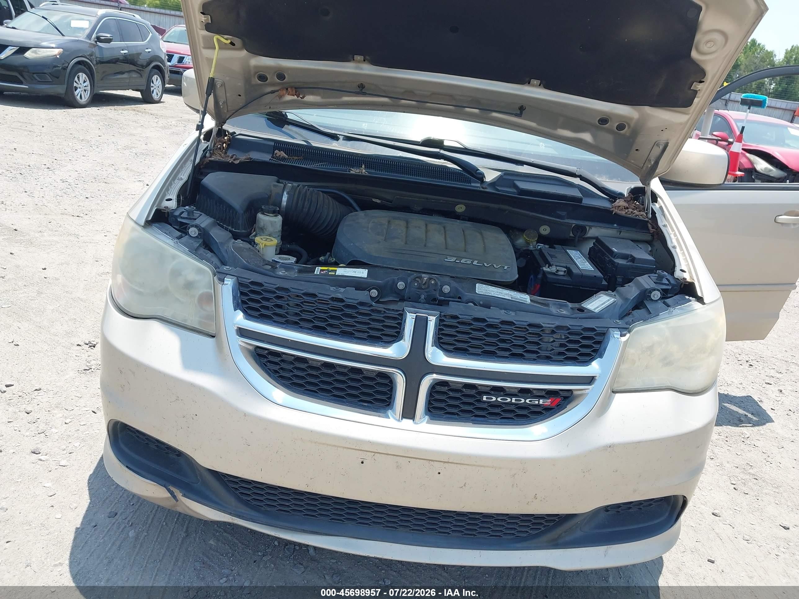 2013 Dodge Grand Caravan Sxt Gold vin: 2C4RDGCG5DR553946
