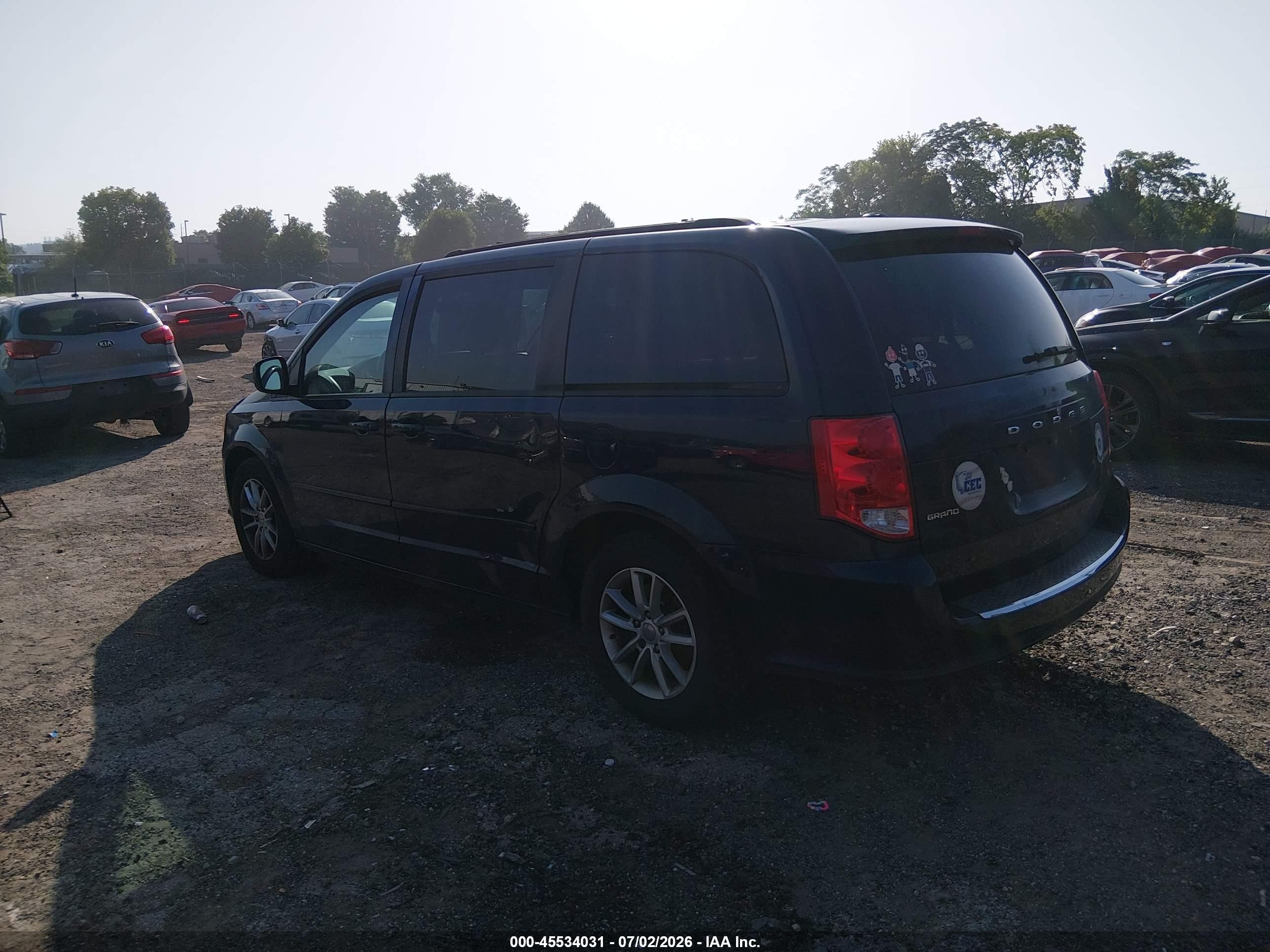 2013 Dodge Grand Caravan Sxt Blue vin: 2C4RDGCG5DR567989