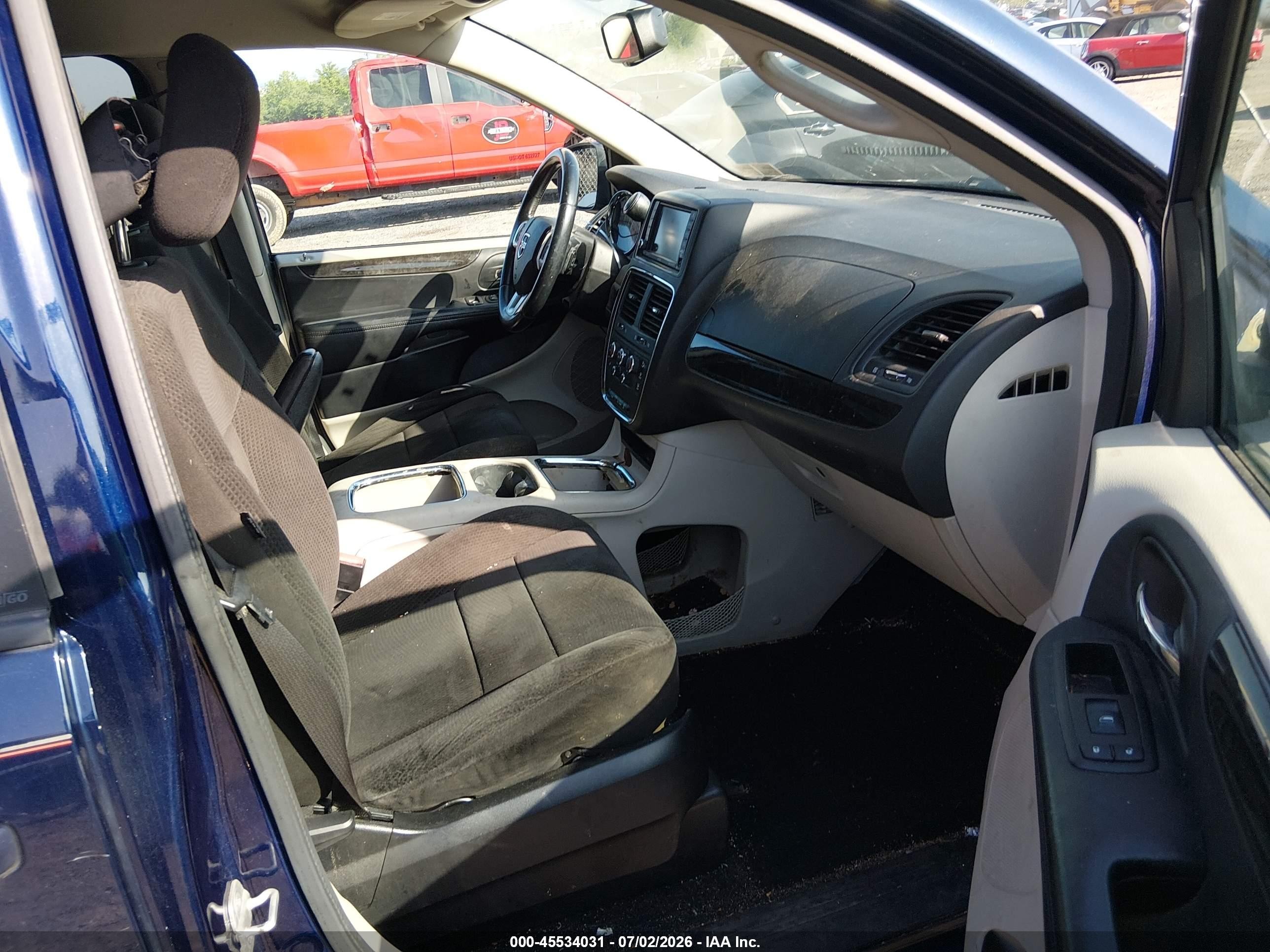 2013 Dodge Grand Caravan Sxt Blue vin: 2C4RDGCG5DR567989