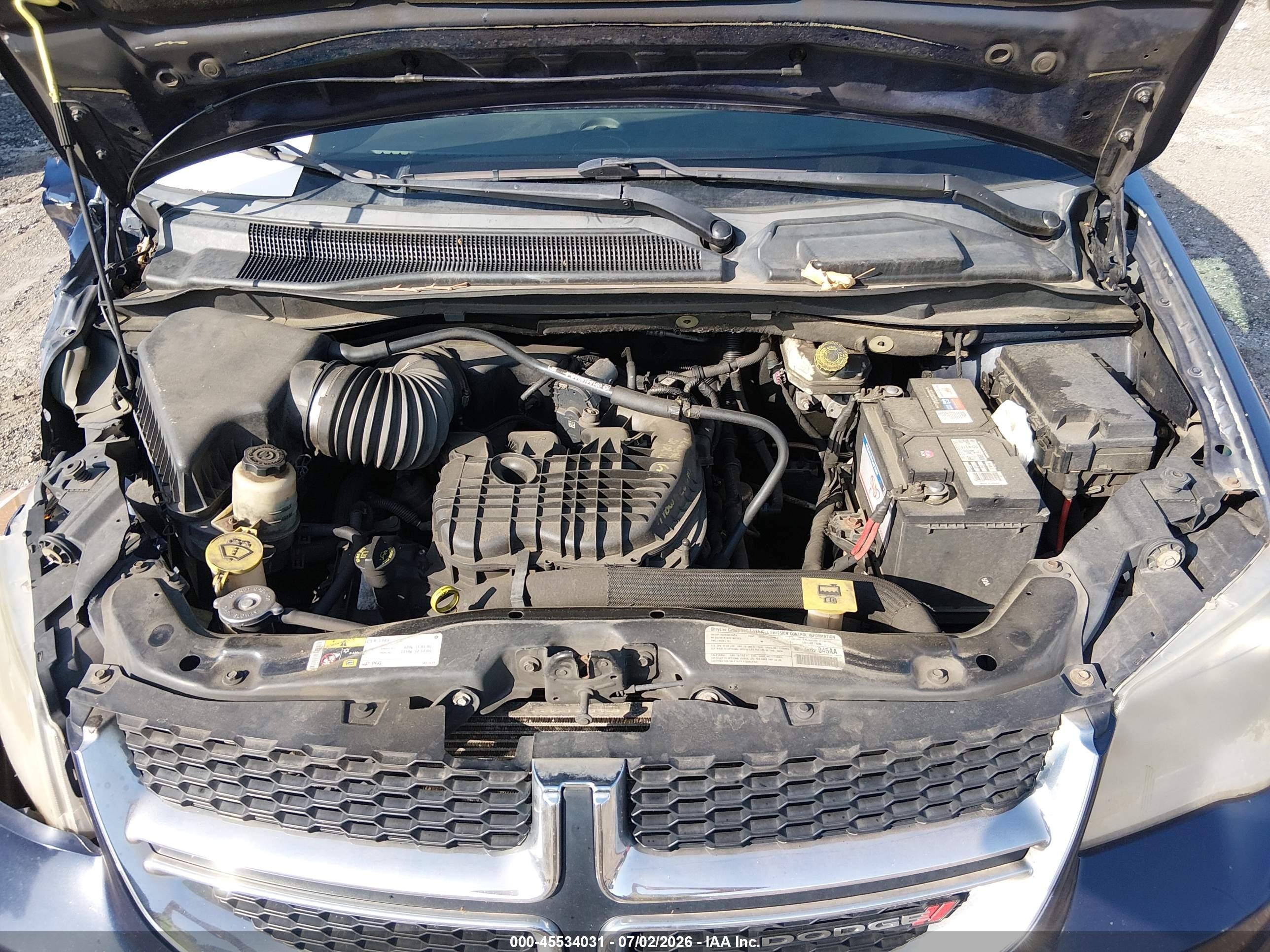 2013 Dodge Grand Caravan Sxt Blue vin: 2C4RDGCG5DR567989