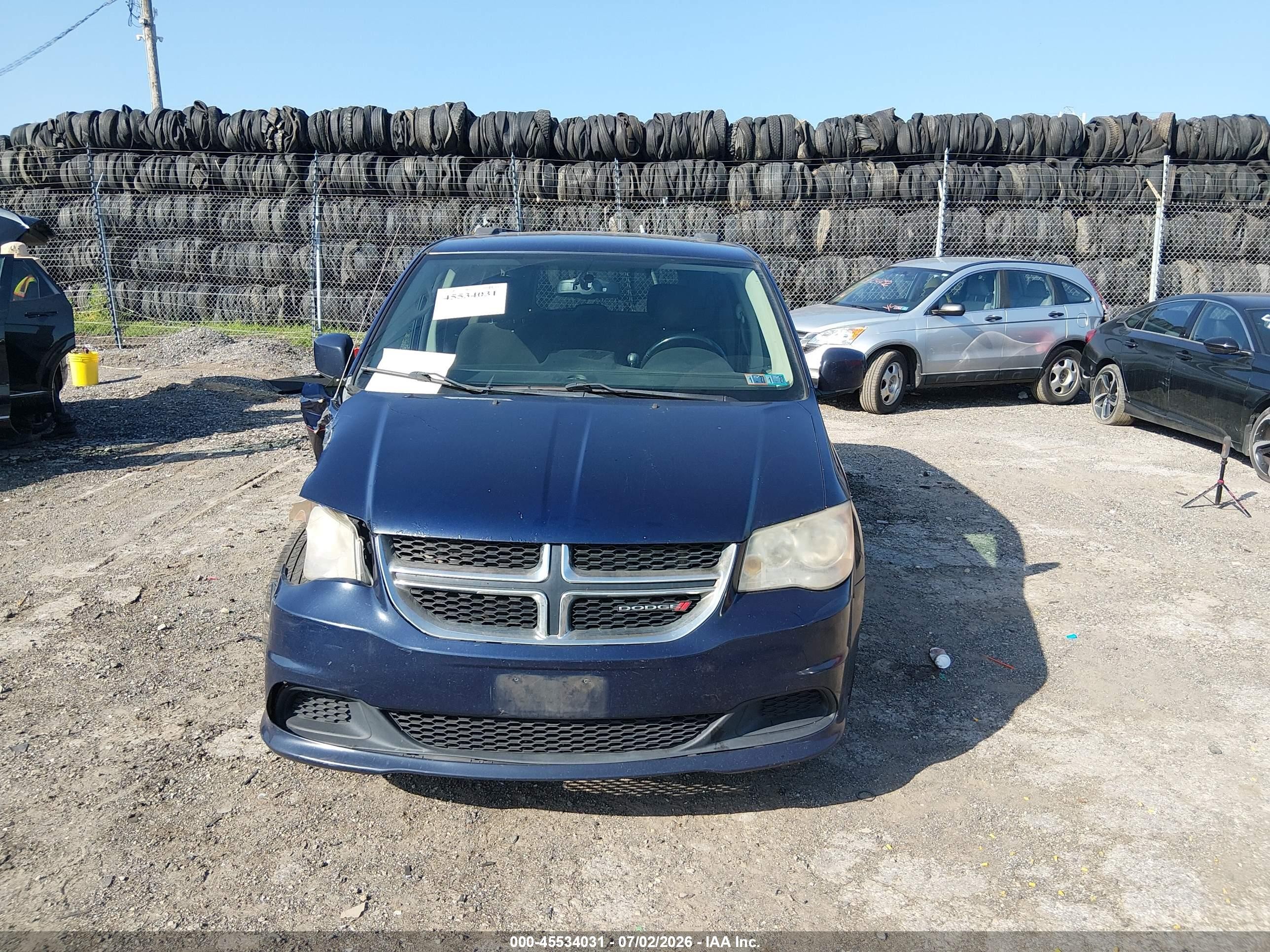 2013 Dodge Grand Caravan Sxt Blue vin: 2C4RDGCG5DR567989