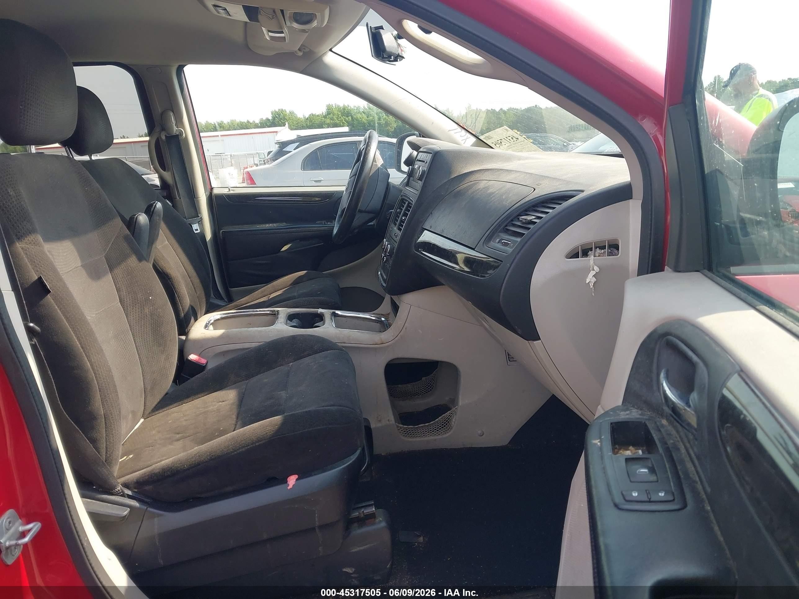 2013 Dodge Grand Caravan Sxt Red vin: 2C4RDGCG5DR611540