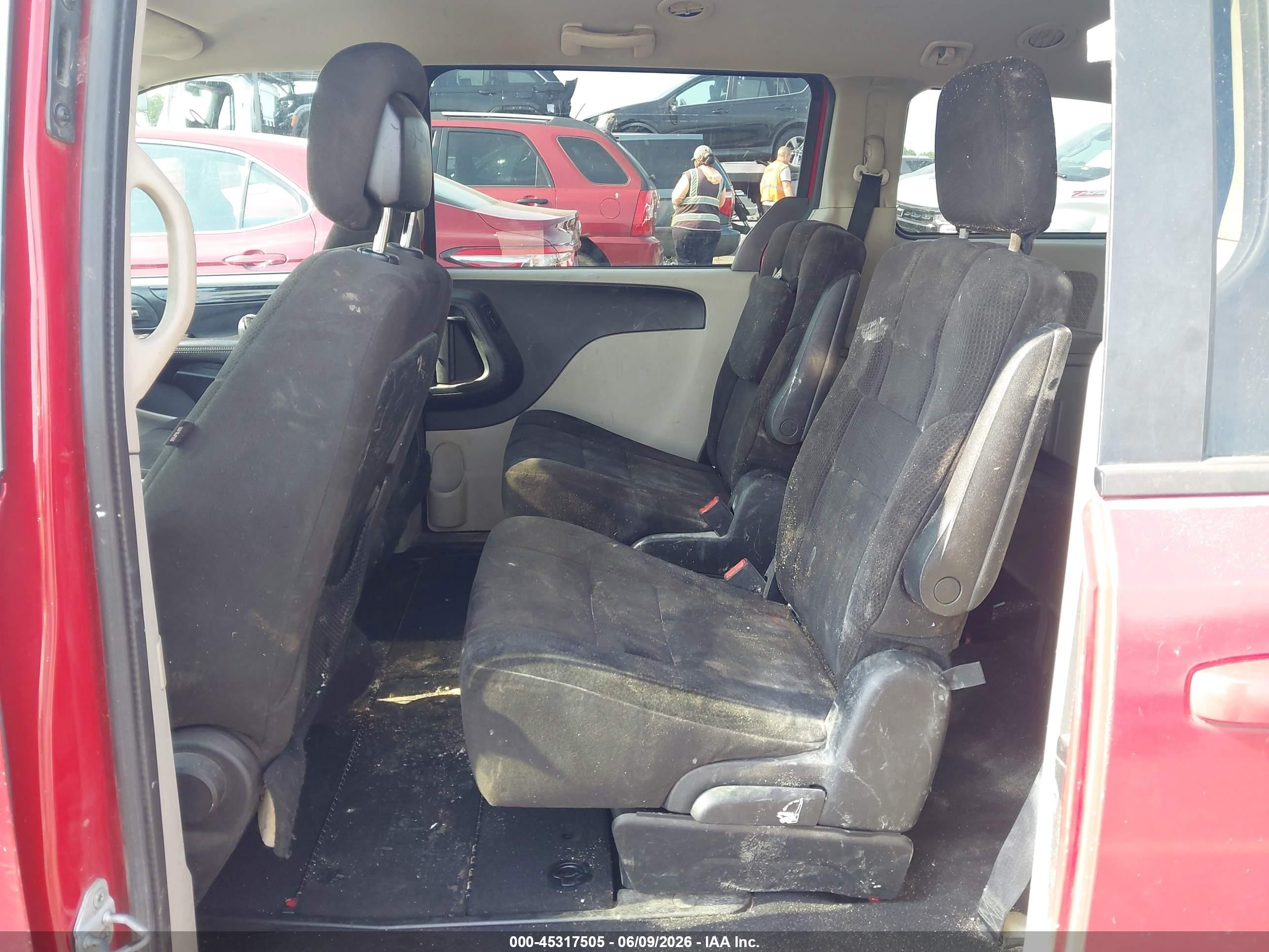 2013 Dodge Grand Caravan Sxt Red vin: 2C4RDGCG5DR611540