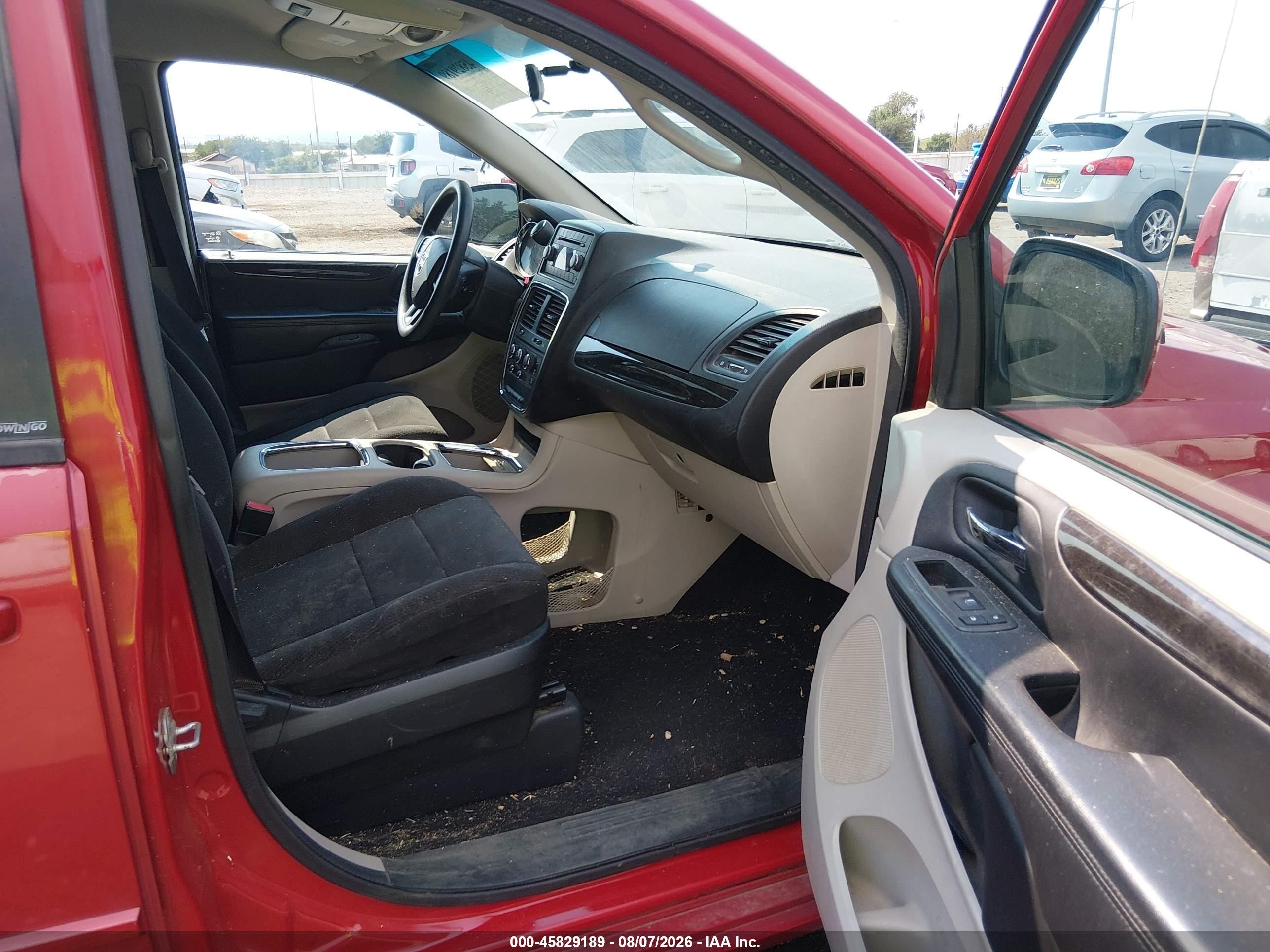 2013 Dodge Grand Caravan Sxt Red vin: 2C4RDGCG5DR626510