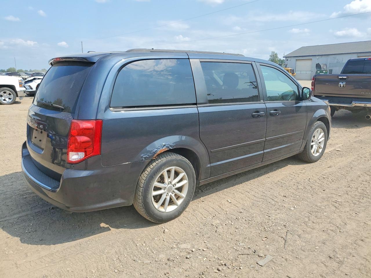 2013 Dodge Grand Caravan Sxt Gray vin: 2C4RDGCG5DR644053