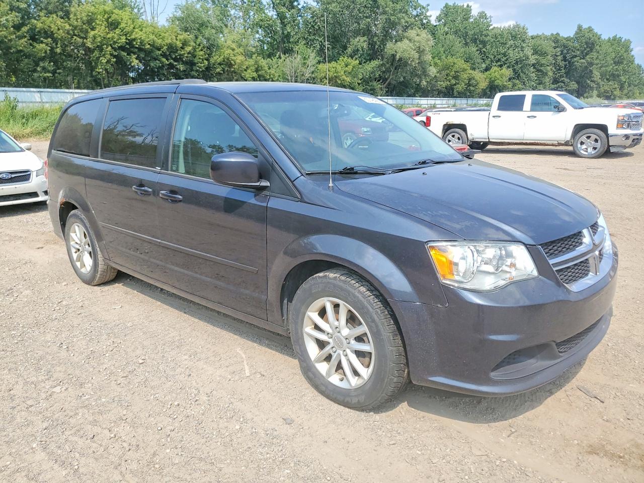2013 Dodge Grand Caravan Sxt Gray vin: 2C4RDGCG5DR644053