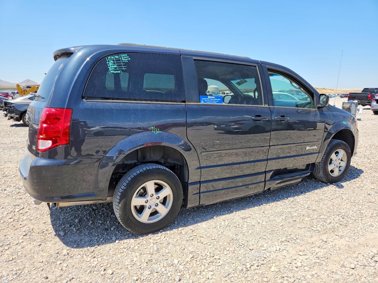 2013 Dodge Grand Caravan Sxt Black vin: 2C4RDGCG5DR655294