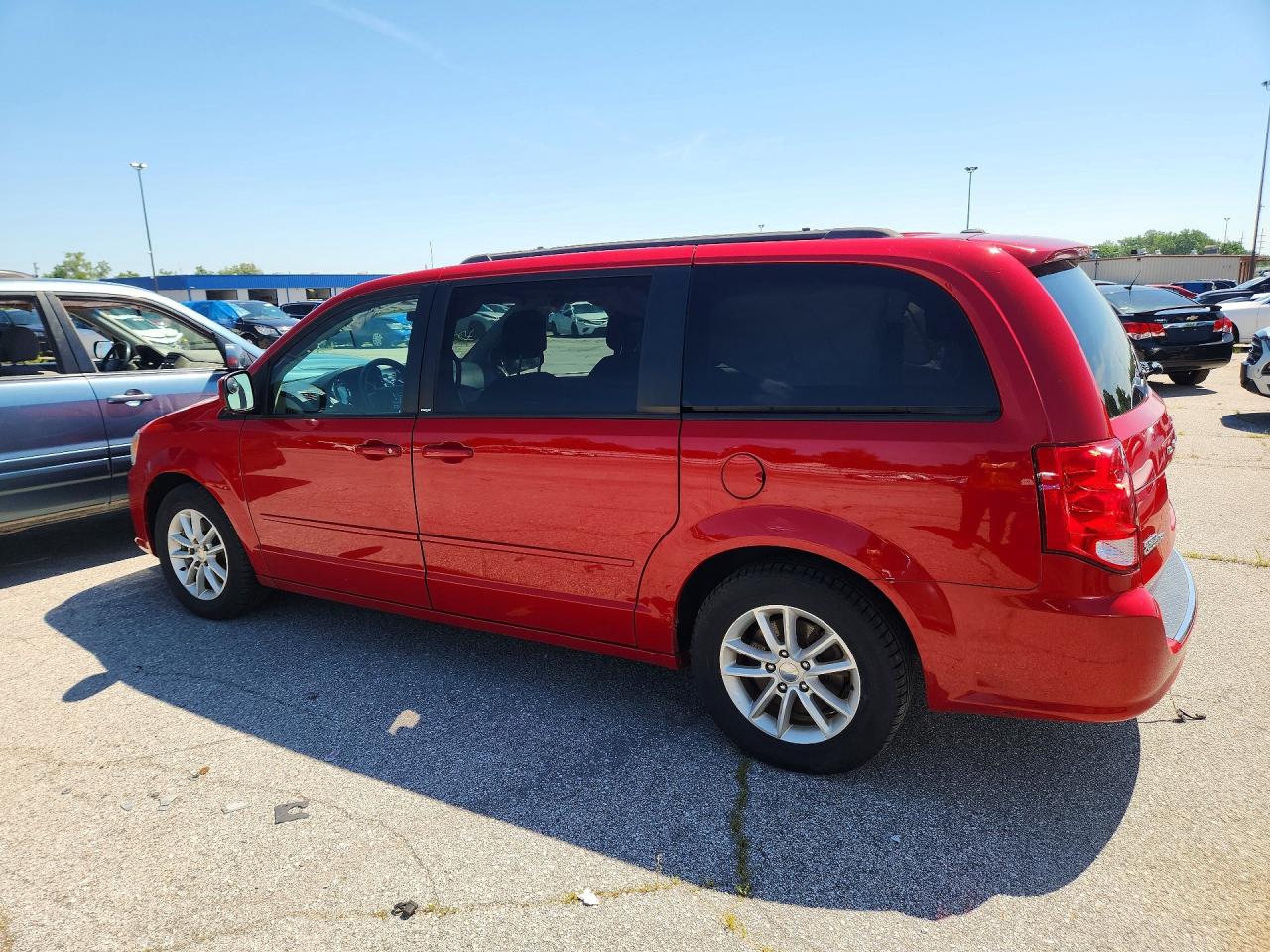 2013 Dodge Grand Caravan Sxt Red vin: 2C4RDGCG5DR661838