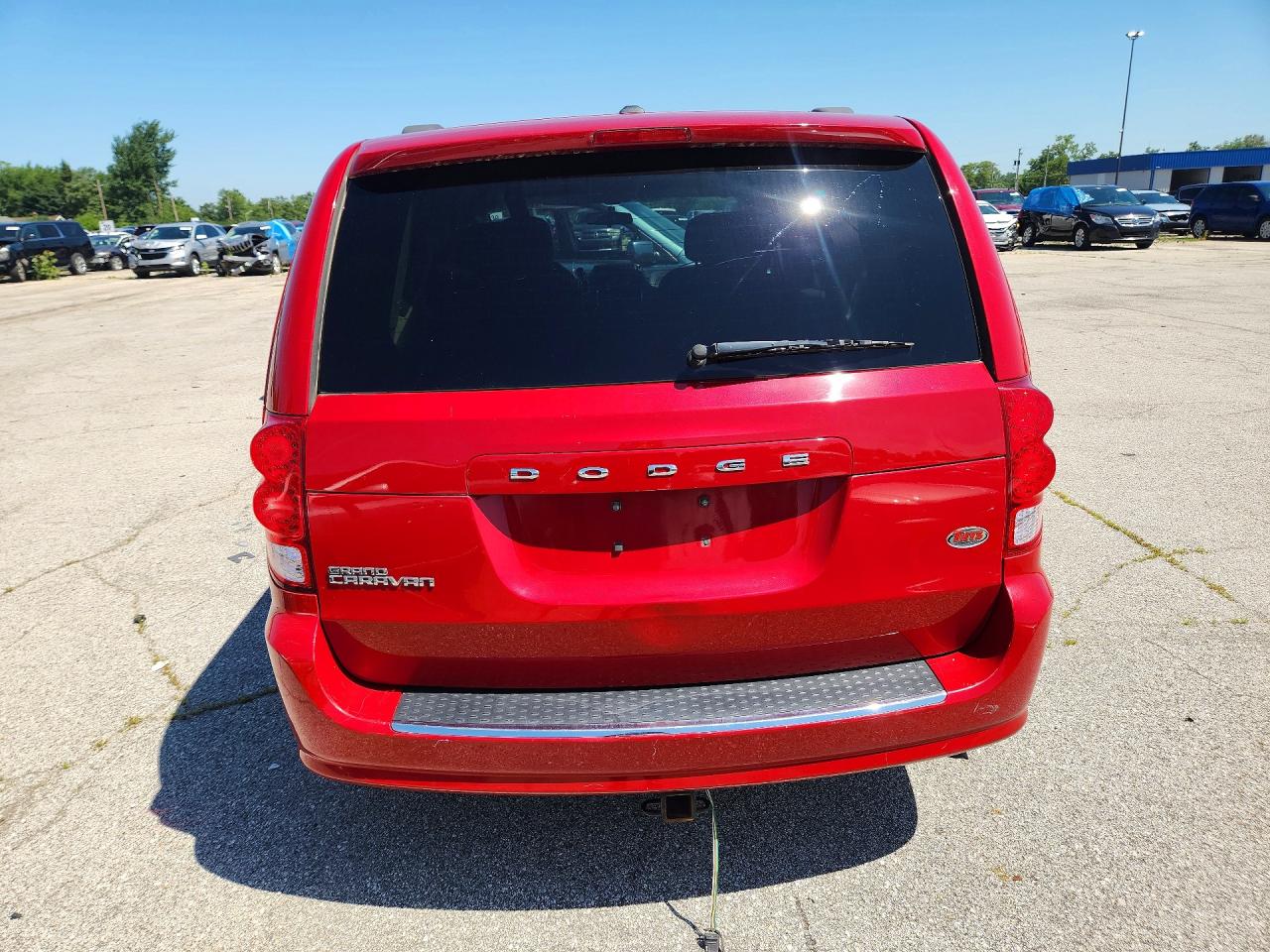 2013 Dodge Grand Caravan Sxt Red vin: 2C4RDGCG5DR661838