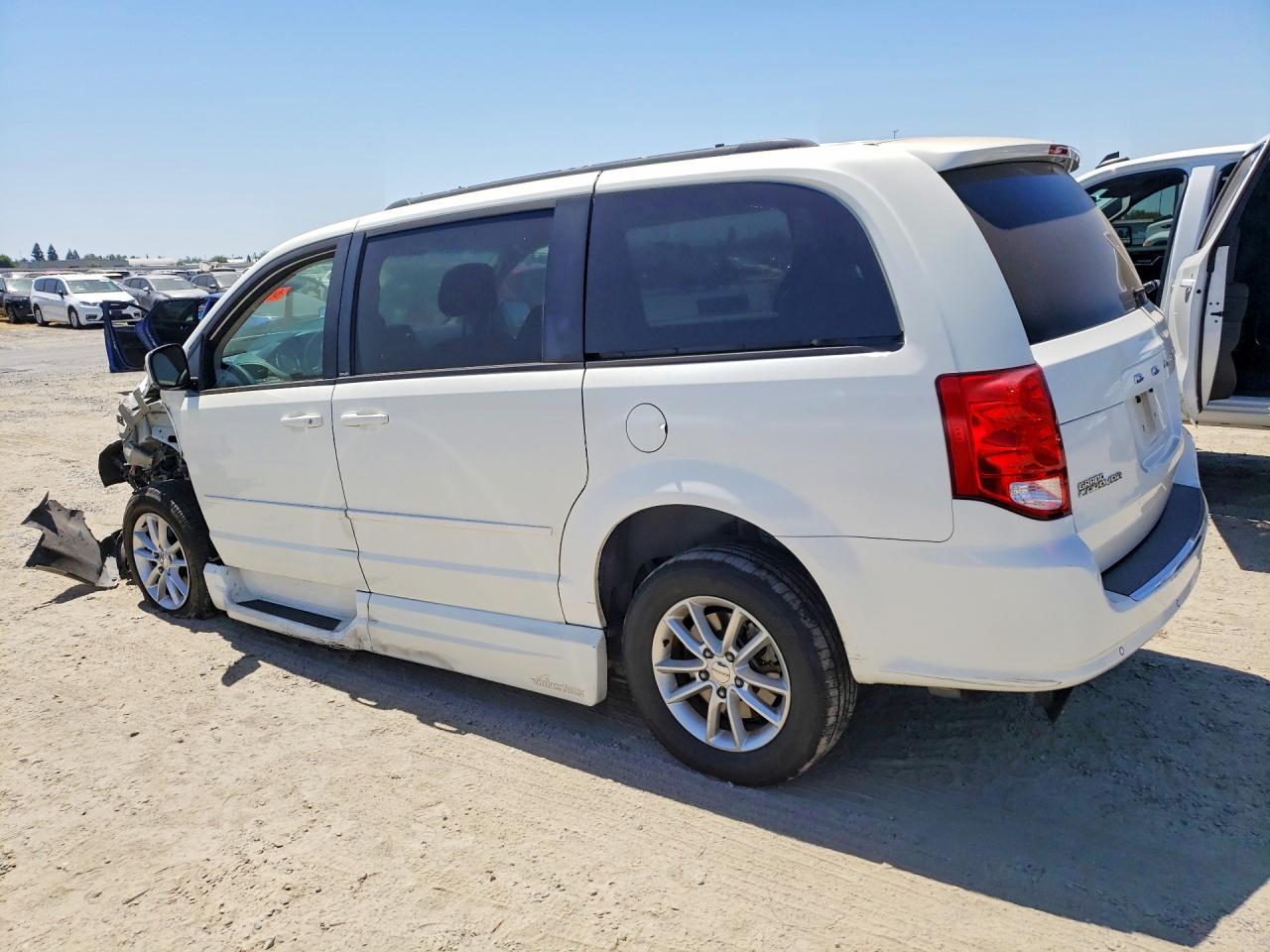 2013 Dodge Grand Caravan Sxt White vin: 2C4RDGCG5DR717695