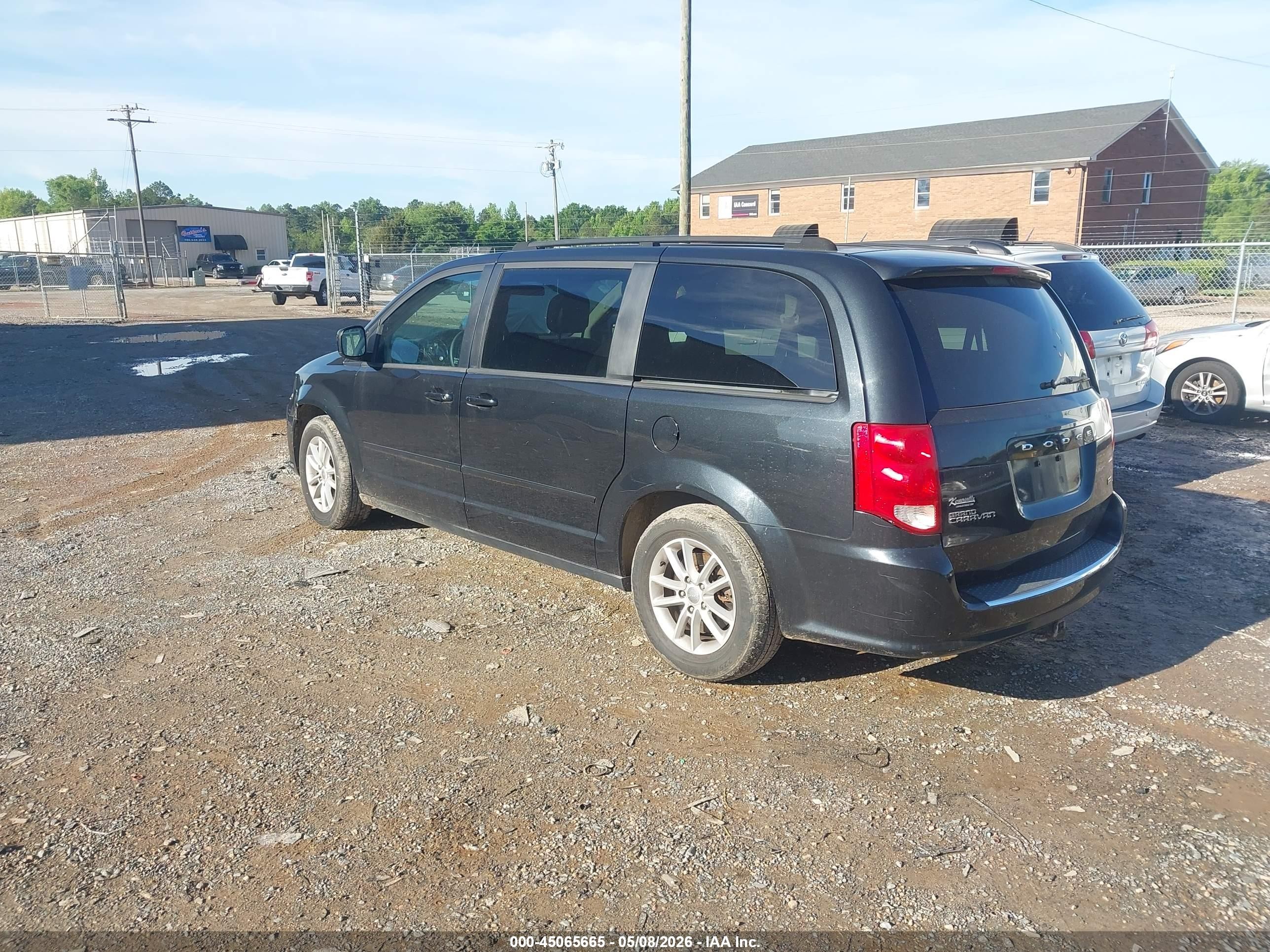 2013 Dodge Grand Caravan Sxt Black vin: 2C4RDGCG5DR719219