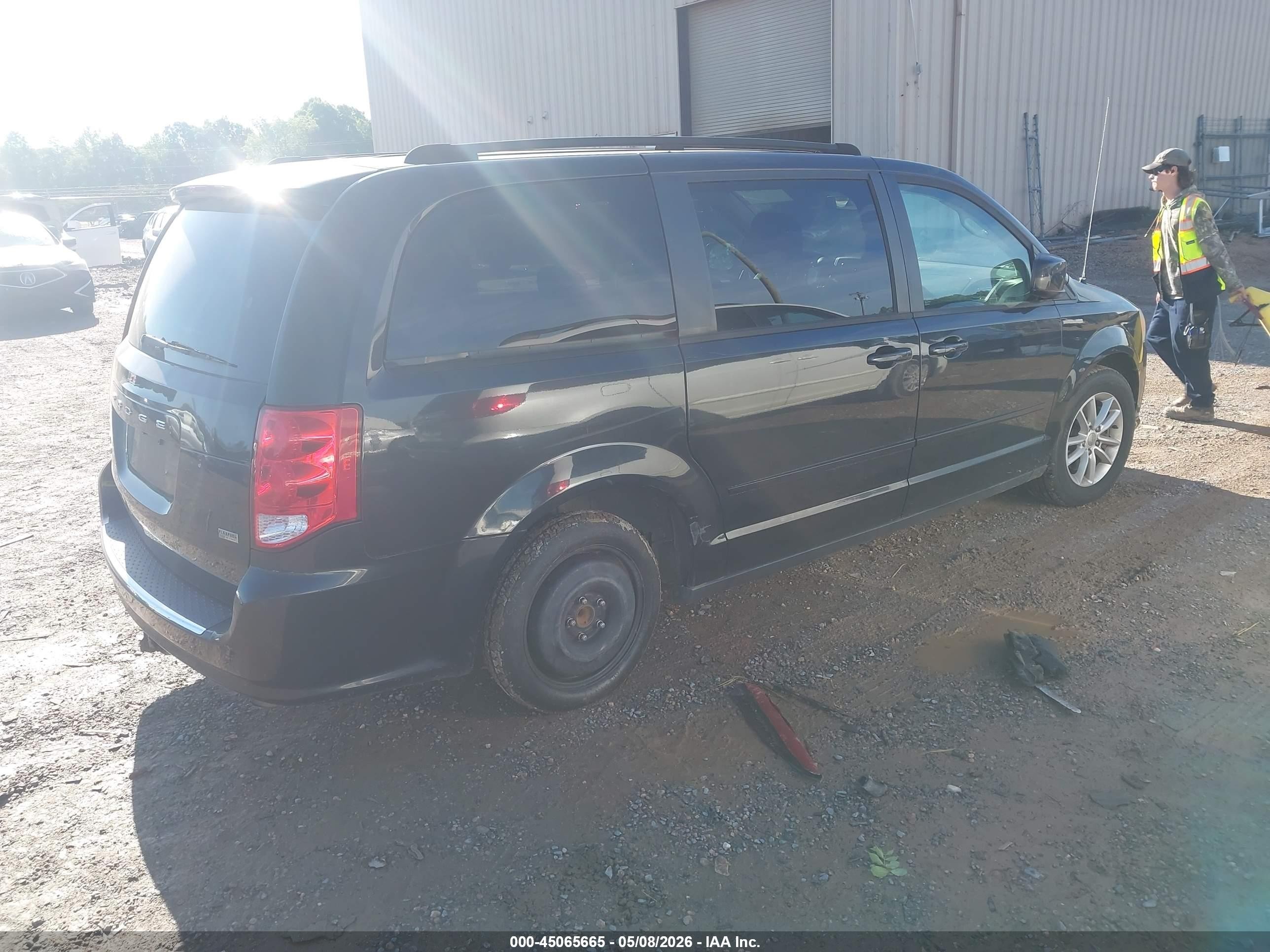 2013 Dodge Grand Caravan Sxt Black vin: 2C4RDGCG5DR719219